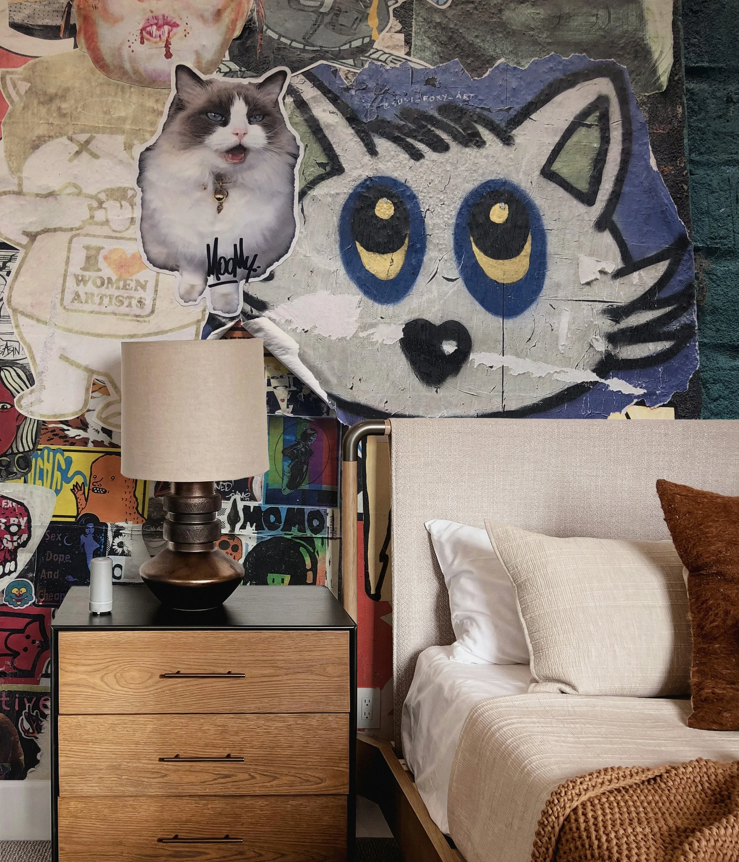 Meow Cat Lovers Mural Bedroom.jpg