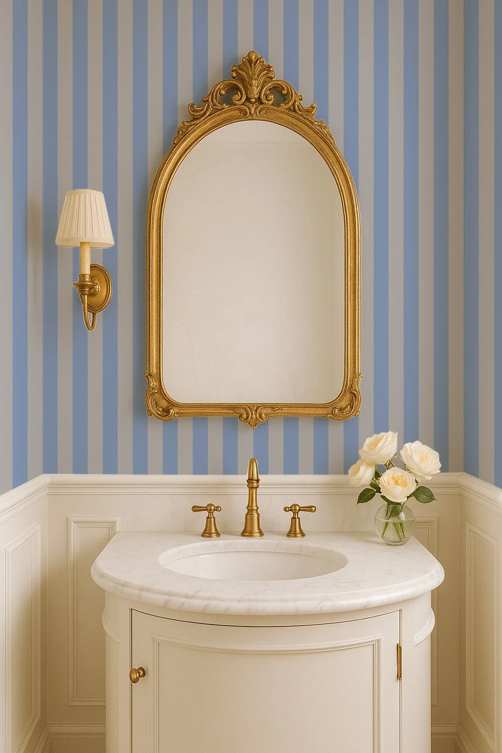 Bethells Beach Stripe Bathroom .jpg