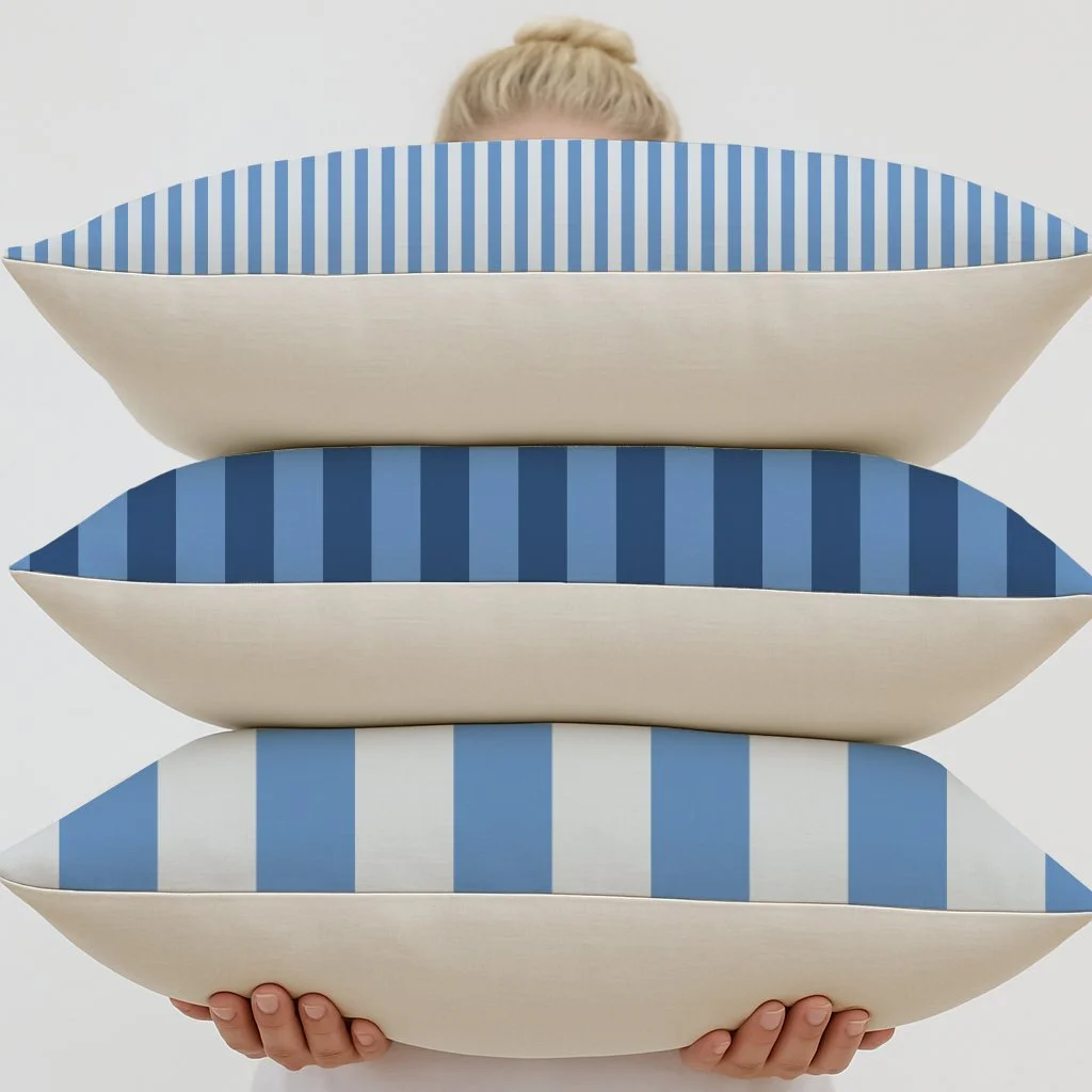 Blue stripes cushions..jpg