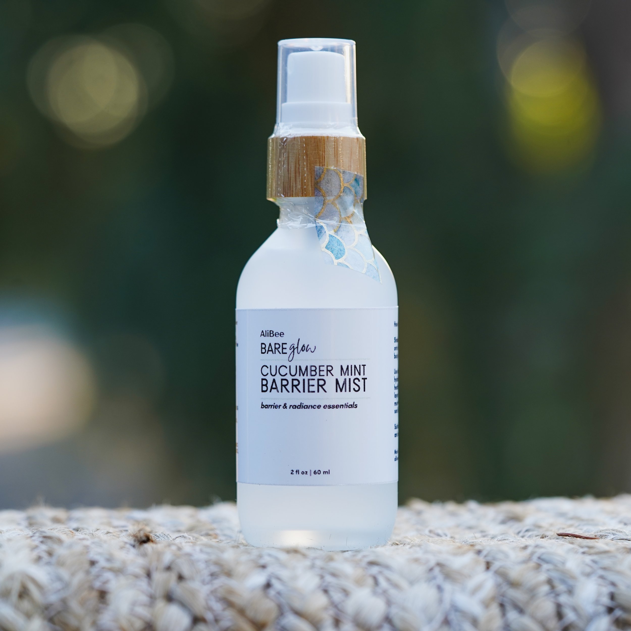 BARE Glow Cucumber Mint Barrier Face Mist