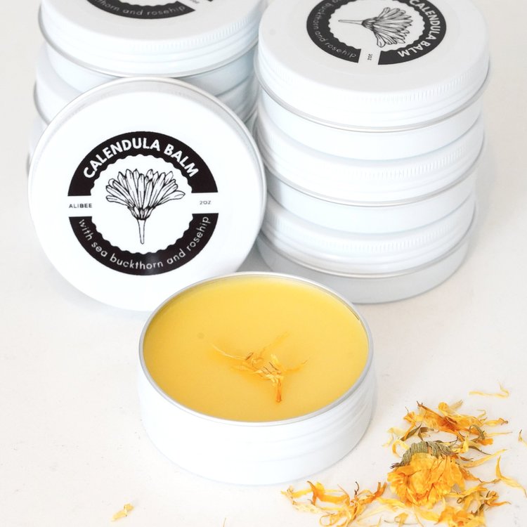 Calendula Everything Balm in a 1 oz tin