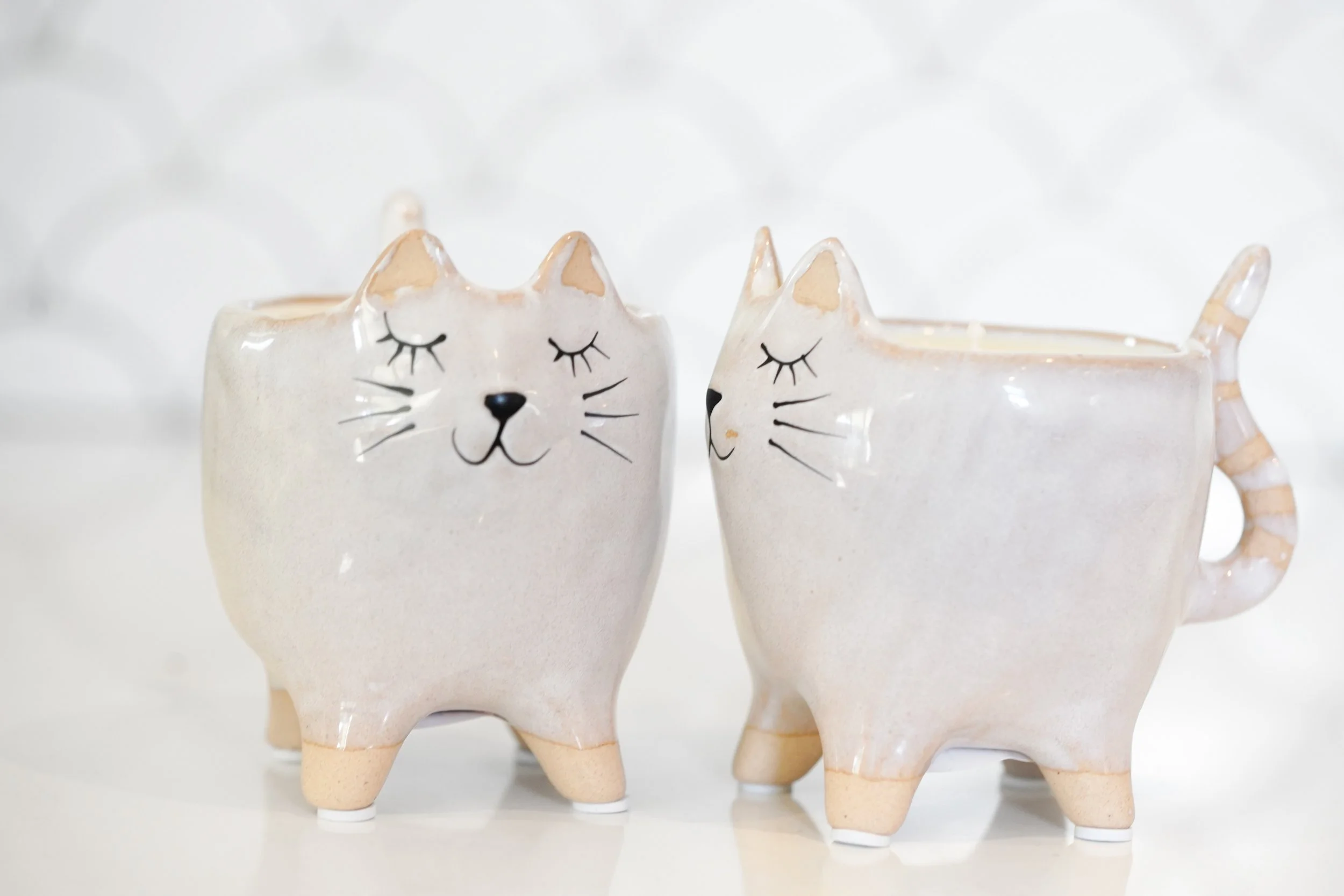 Kitty Stoneware Candle