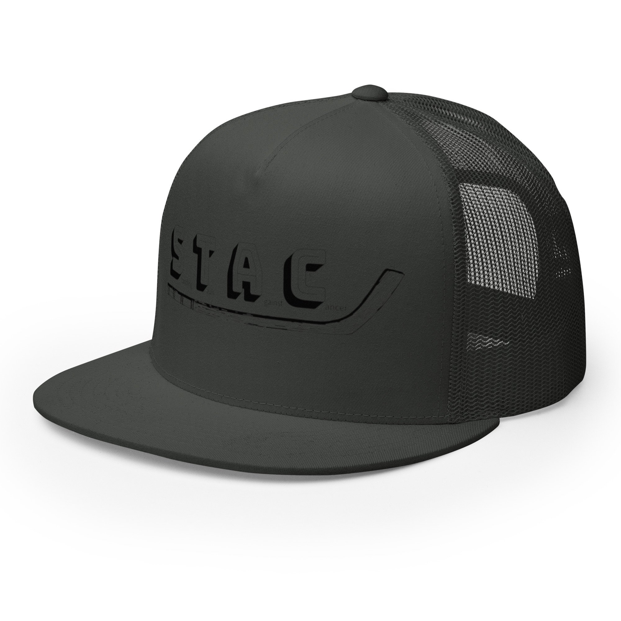 5-panel-trucker-cap-charcoal-left-front-6753c2f1b8a39.jpg