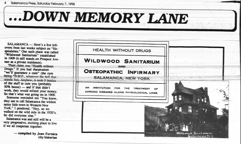 Wildwood Sanitarium History