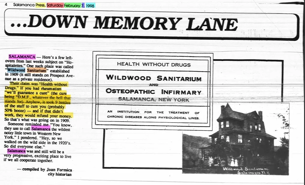 Wildwood Sanitarium History