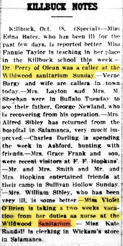 Wildwood Sanitarium History
