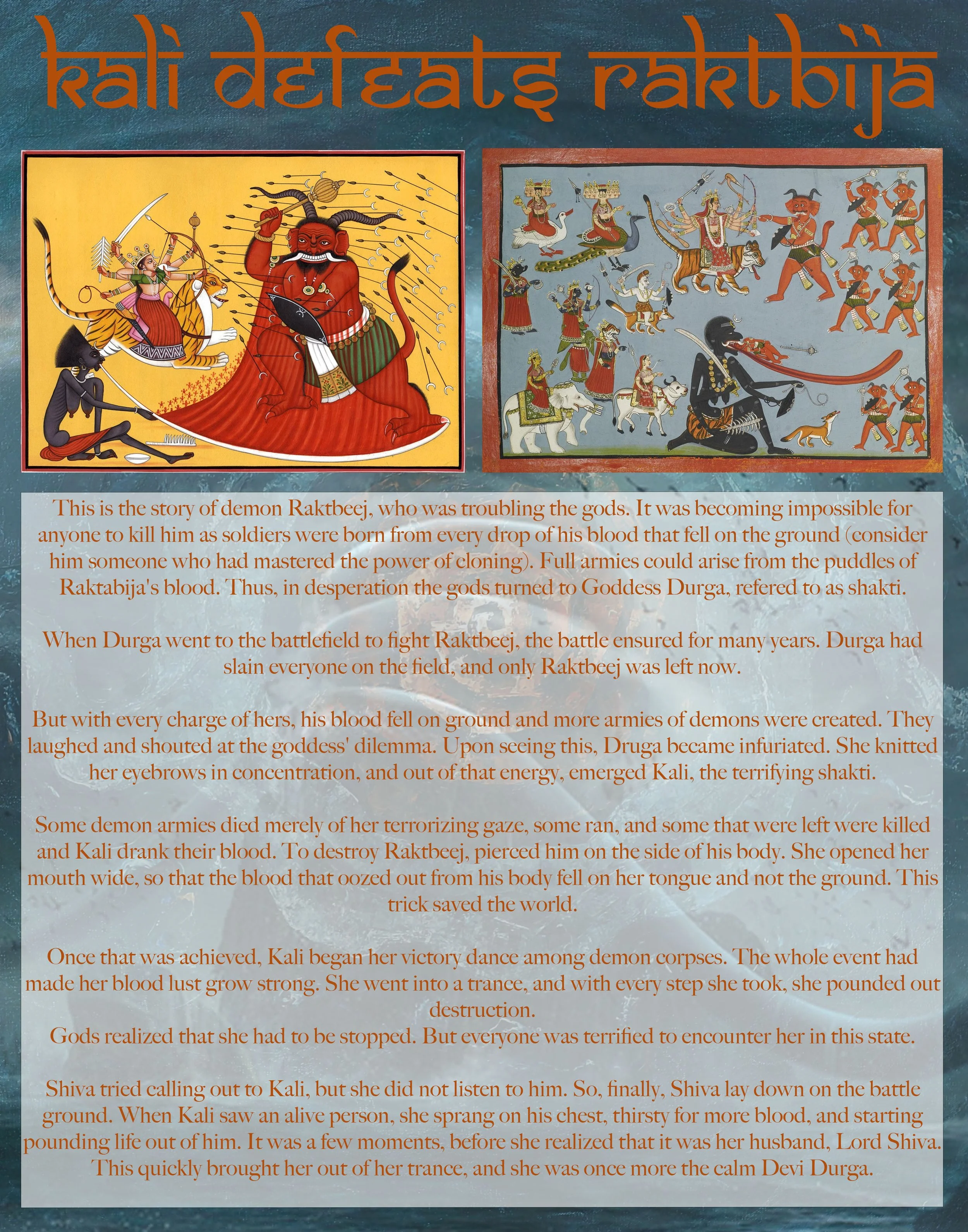 9- Research- Kali defeats Raktbija copy.jpg