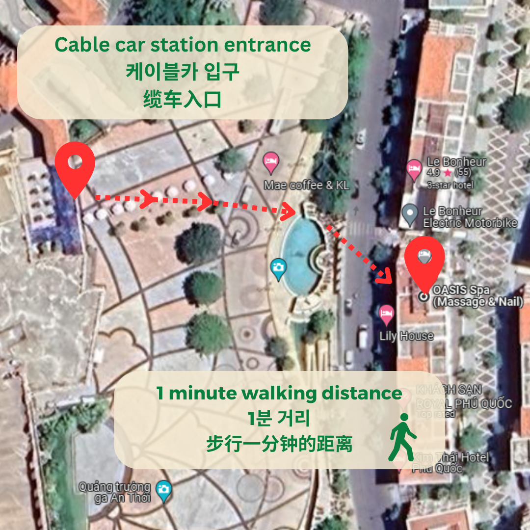 Spa located near Hon Thom cable car station, Sun World Hon Thom Nature Park