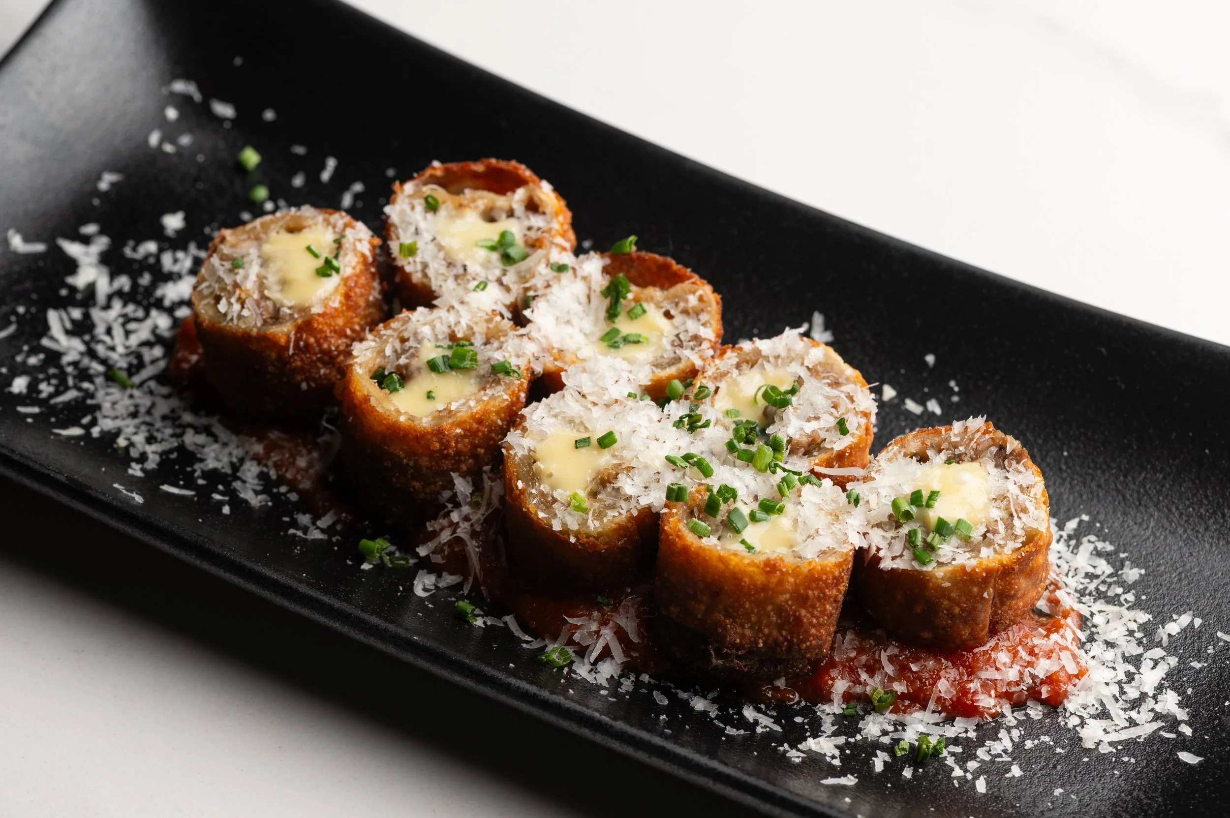 Wagyu Philly Cheesesteak Egg Roll