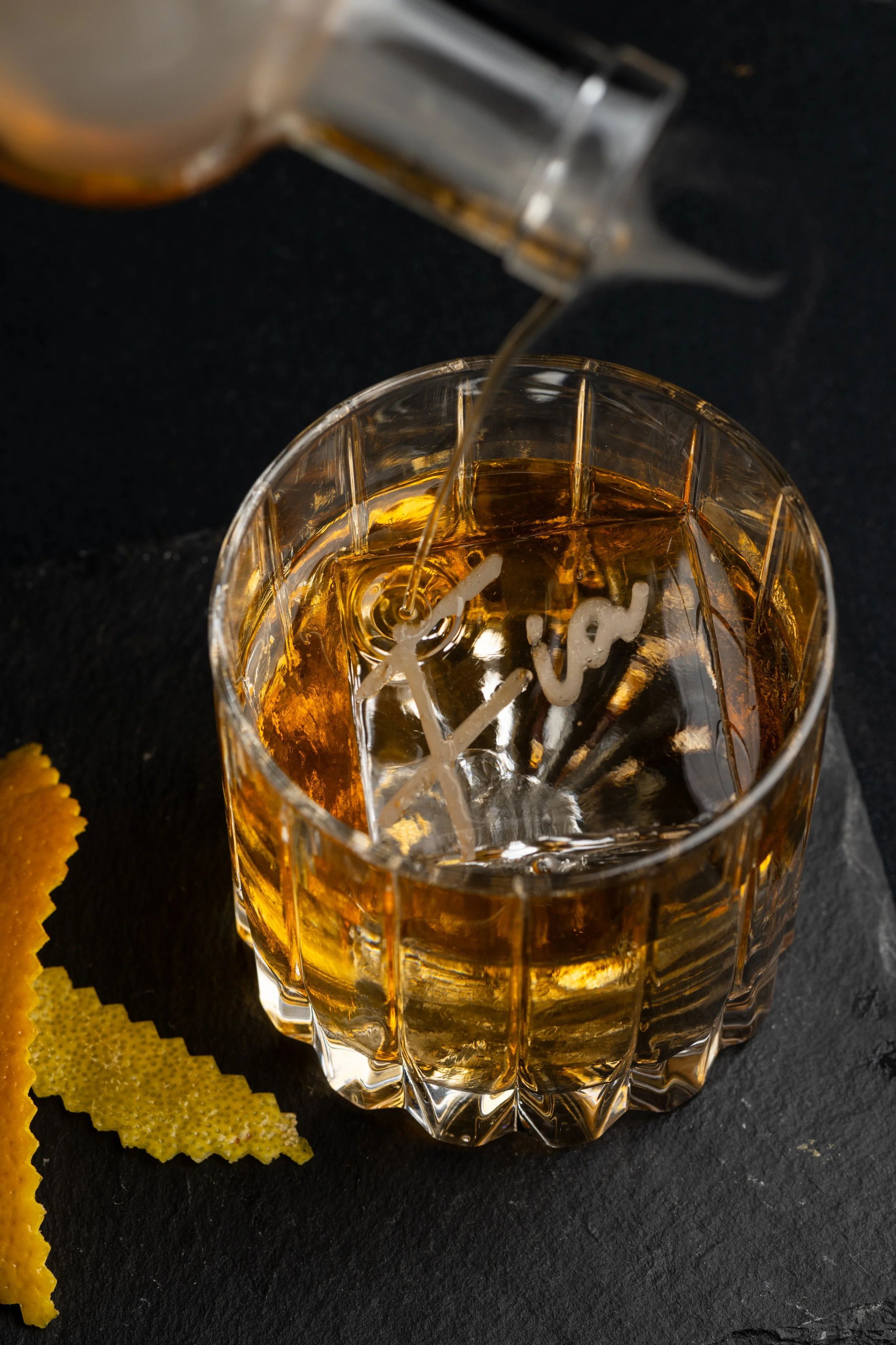 James Gandolfini’s: TONY SOPRANO: Toki, Yuzu, Angostura and Orange Bitters, Cherry Wood Smoke