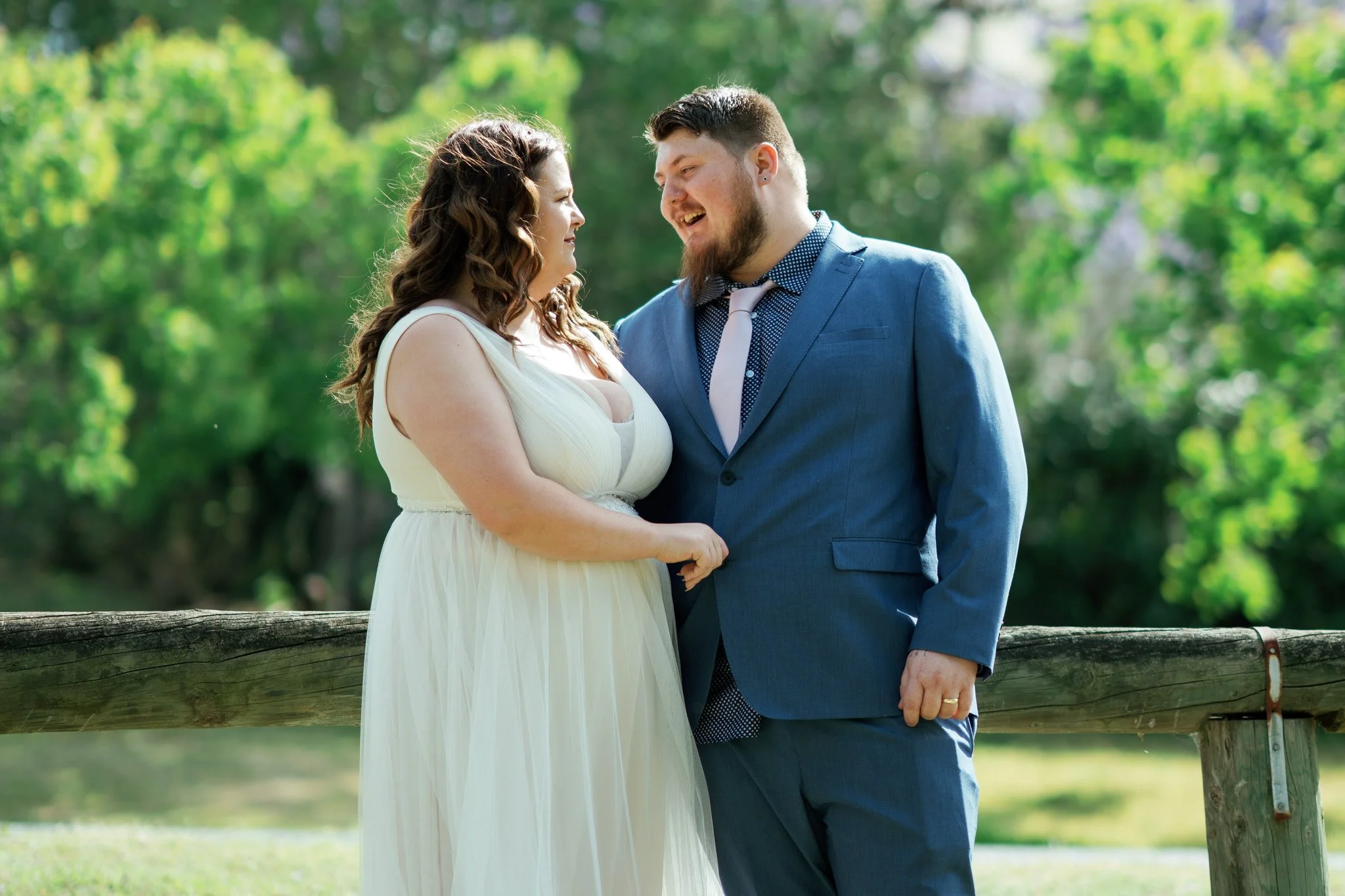 Romantic Couple Portrait at Stockade Hill Heritage Park – Hunter Valley Wedding Photographer