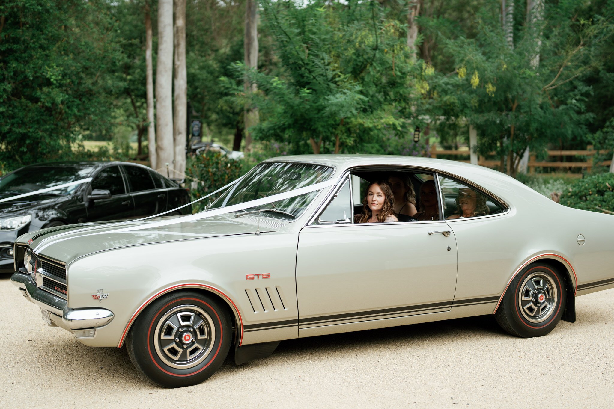 Bride Arriving at Kangy Gardens Wedding in Classic Holden – FirstLook Stills