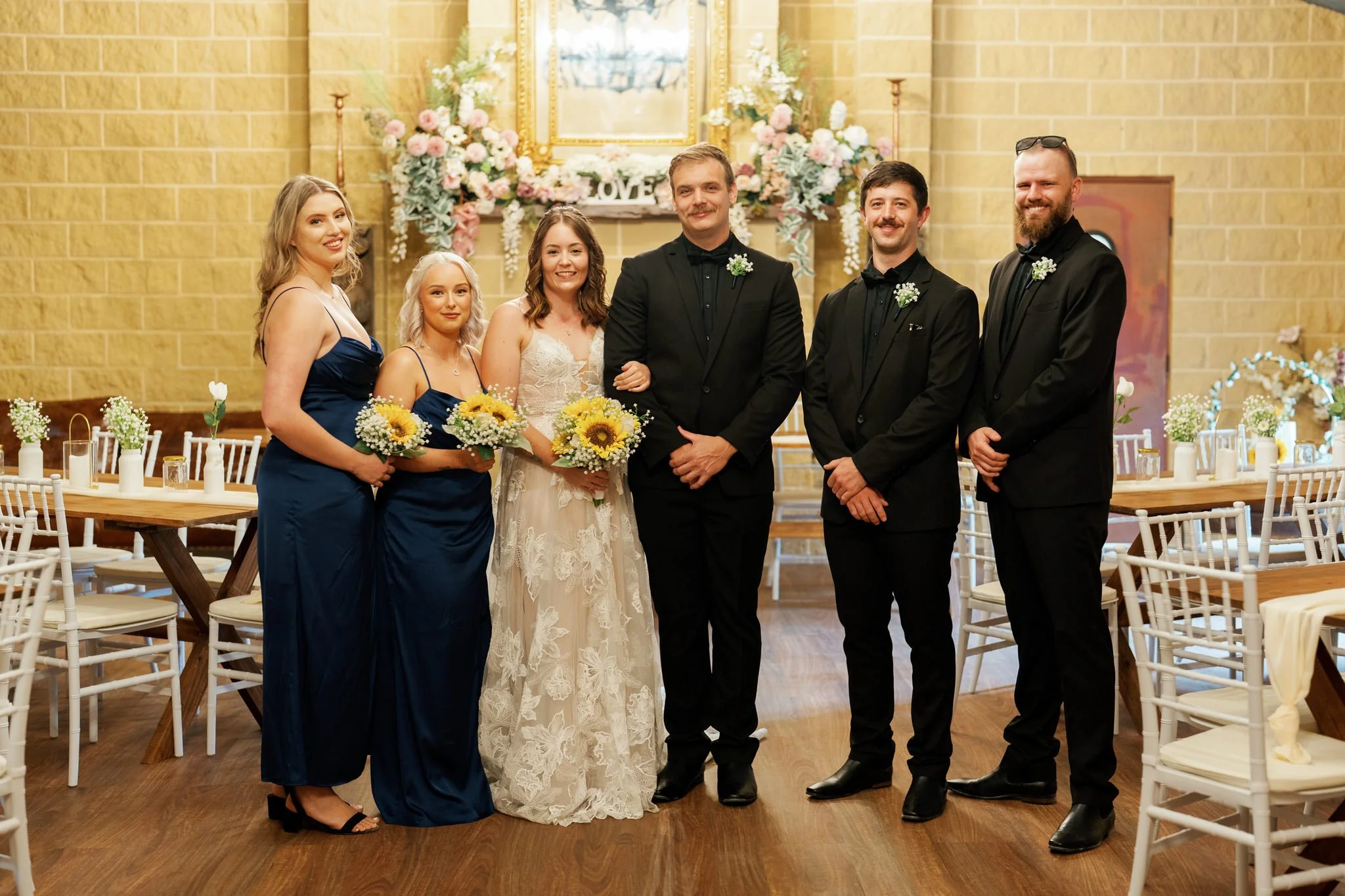 Bridal Party at Kangy Gardens Reception – Wedding Photography by FirstLook Stills