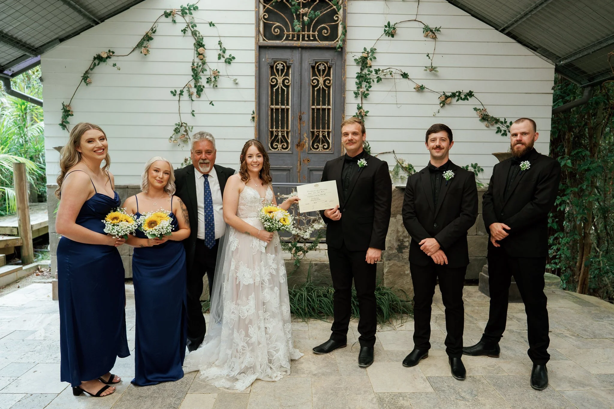 Signing the Marriage Certificate at Kangy Gardens – Hunter Valley Wedding Photography