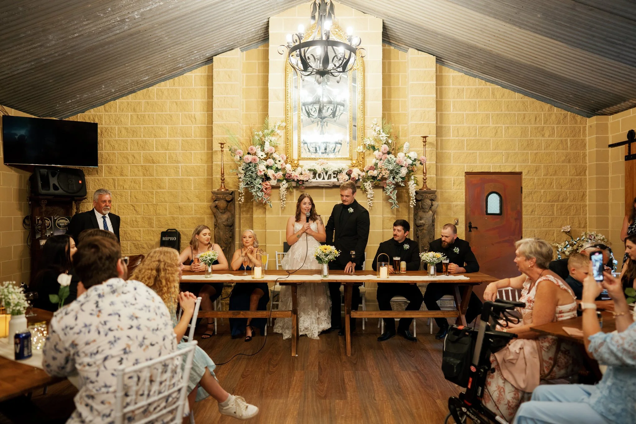 Hunter Valley Wedding Reception Speeches at Kangy Gardens