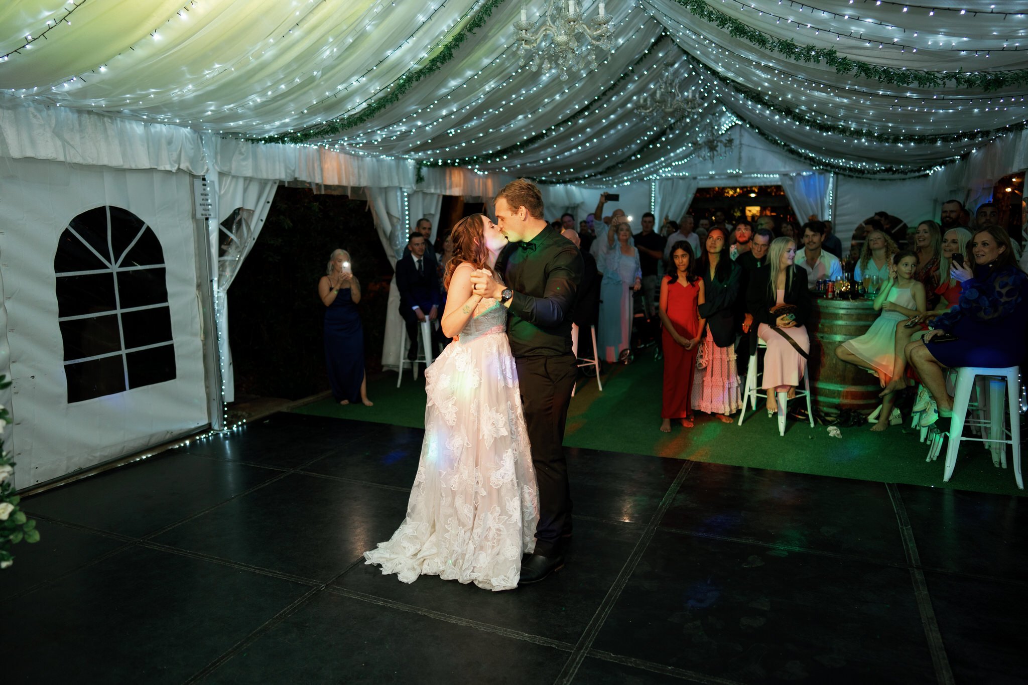 First Dance at Kangy Gardens Wedding Reception – Hunter Valley Wedding Photography