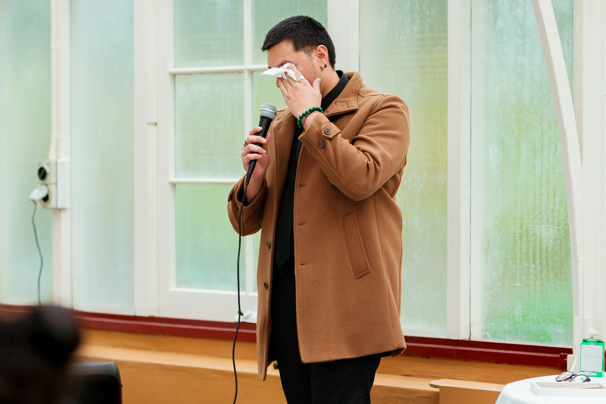 Tearful Toasts at Palm House Reception – Botanic Garden Sydney