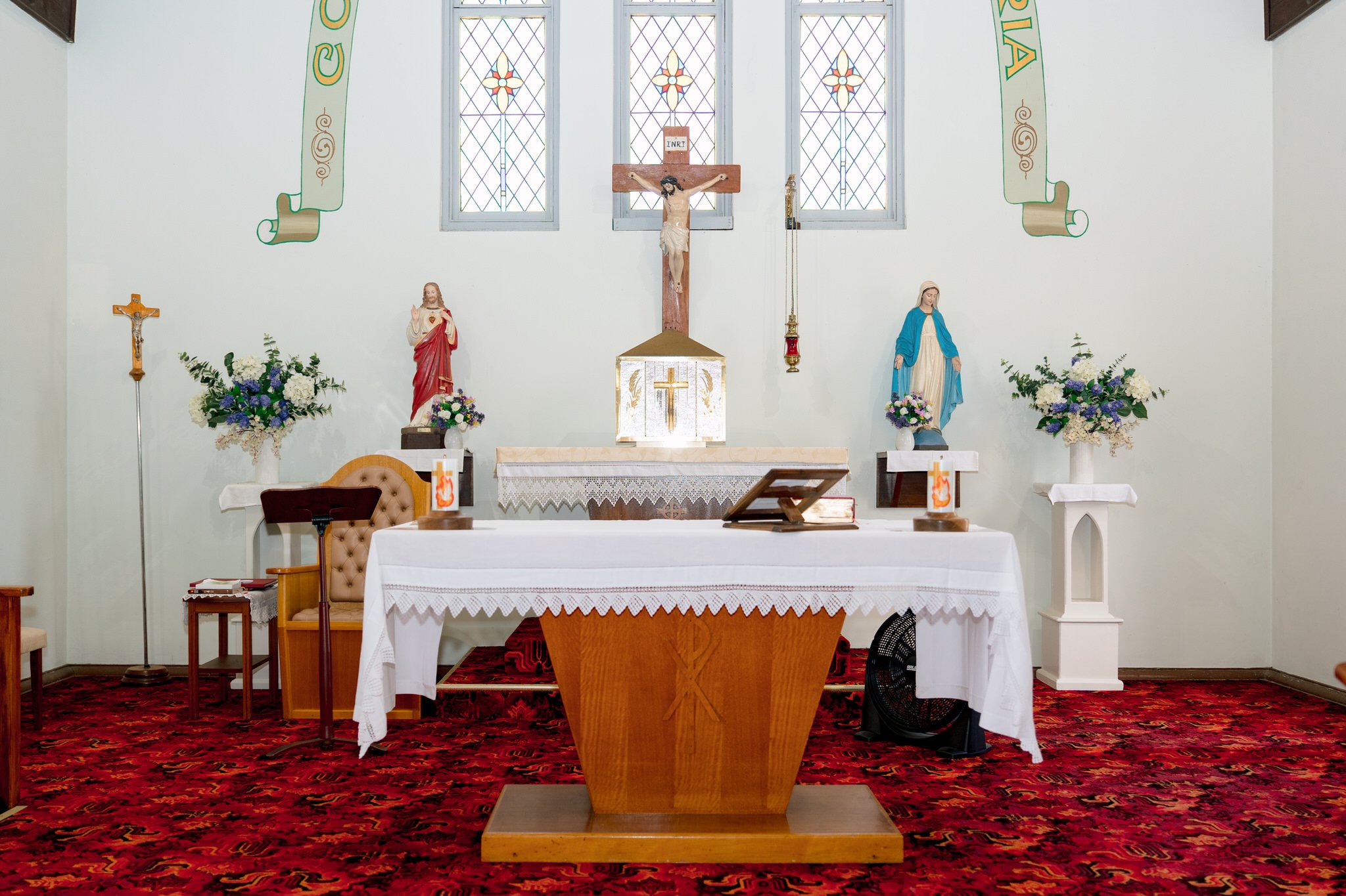 St Cecilia’s Church altar details