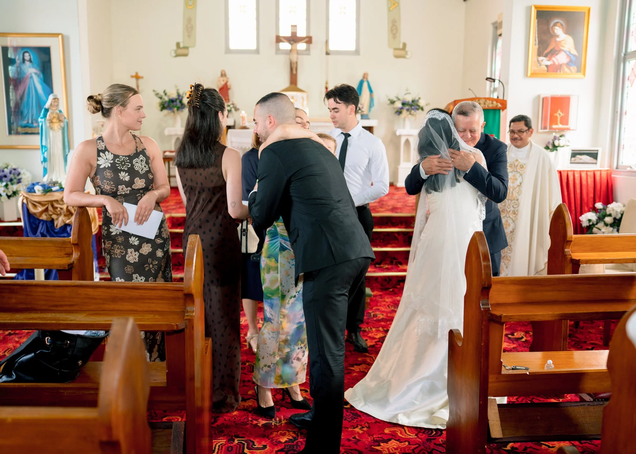 St Cecilias Wyong wedding congratulations