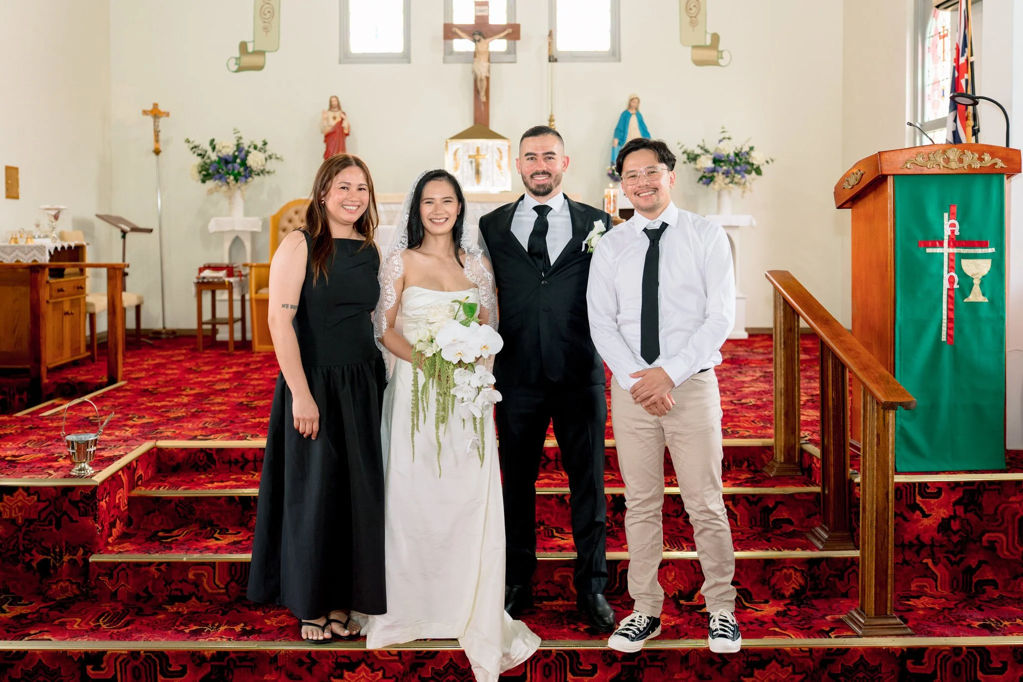 Friends photo at St Cecilia’s Church Wyong