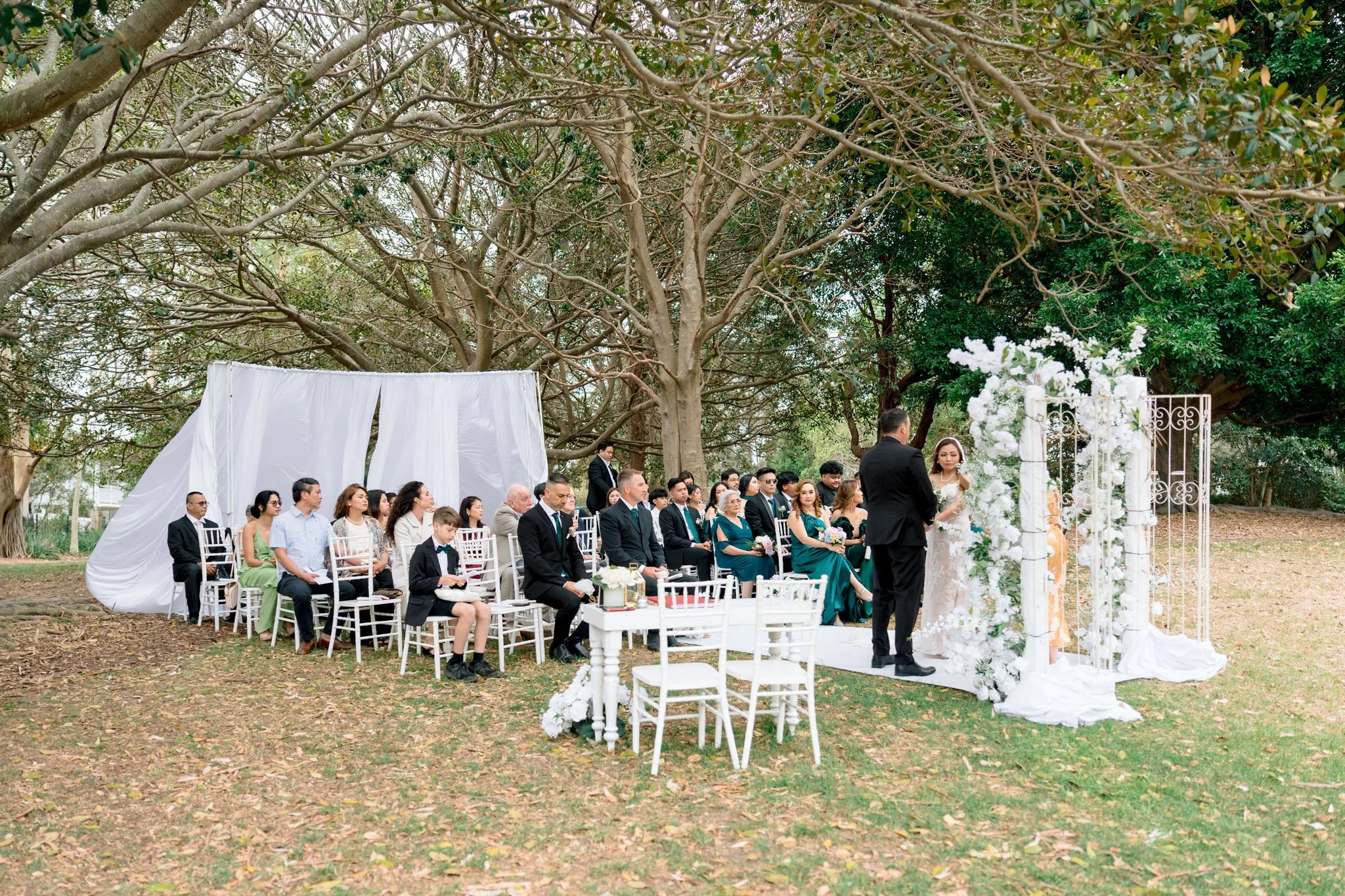 Angelo’s Cabarita outdoor wedding ceremony