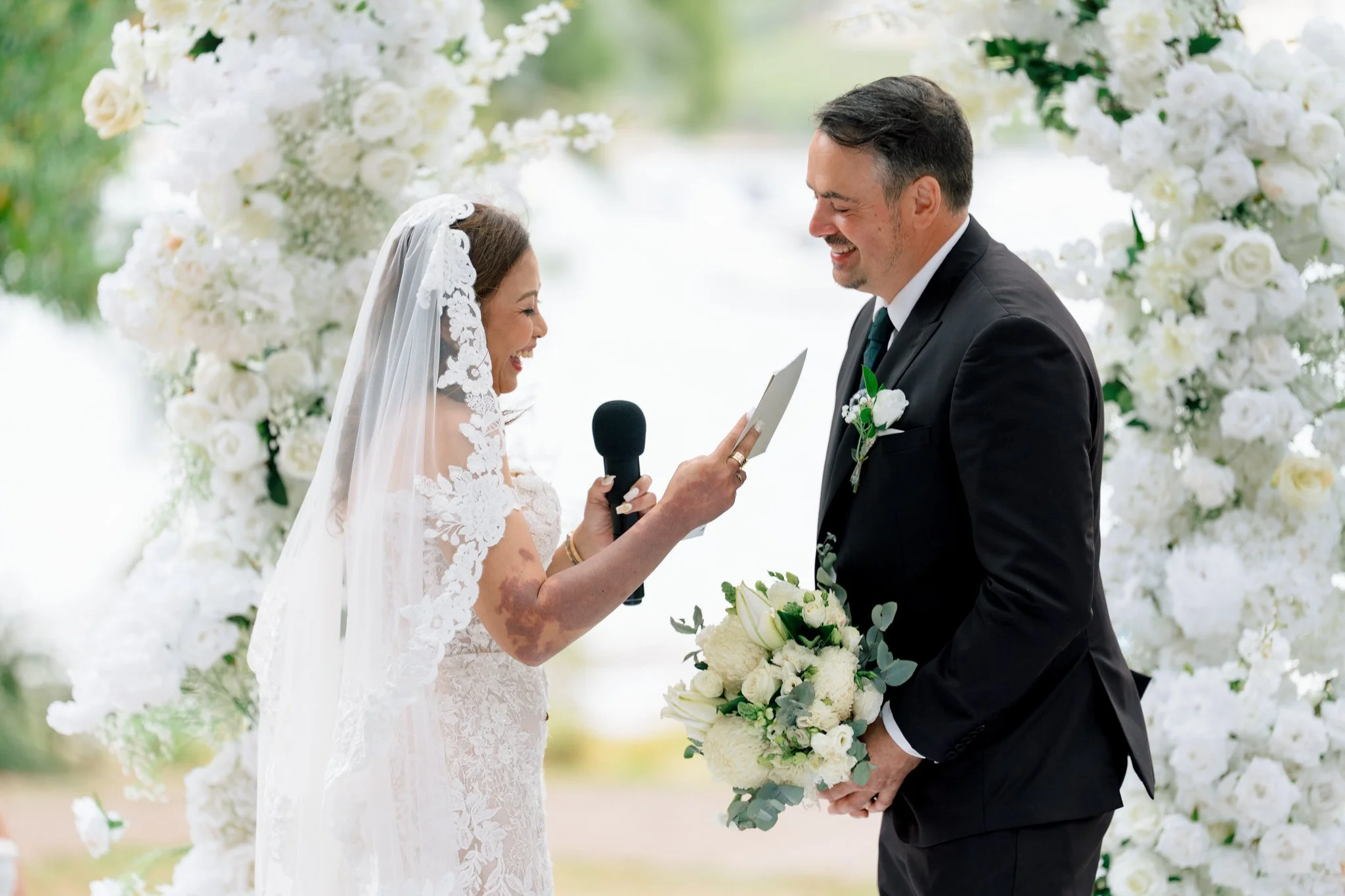 Angelo’s Cabarita wedding ceremony moment