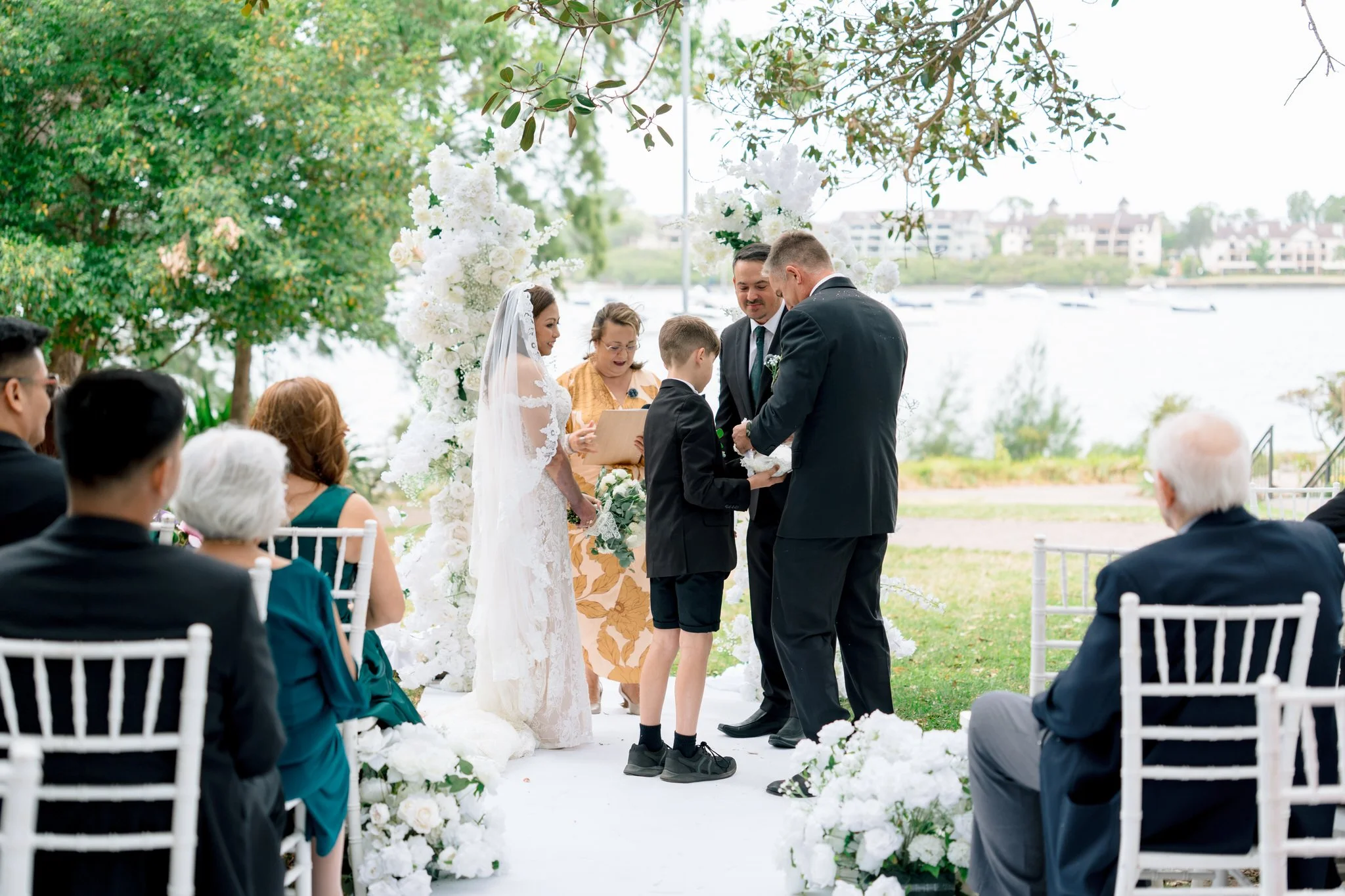 Angelo’s Cabarita outdoor wedding ceremony view