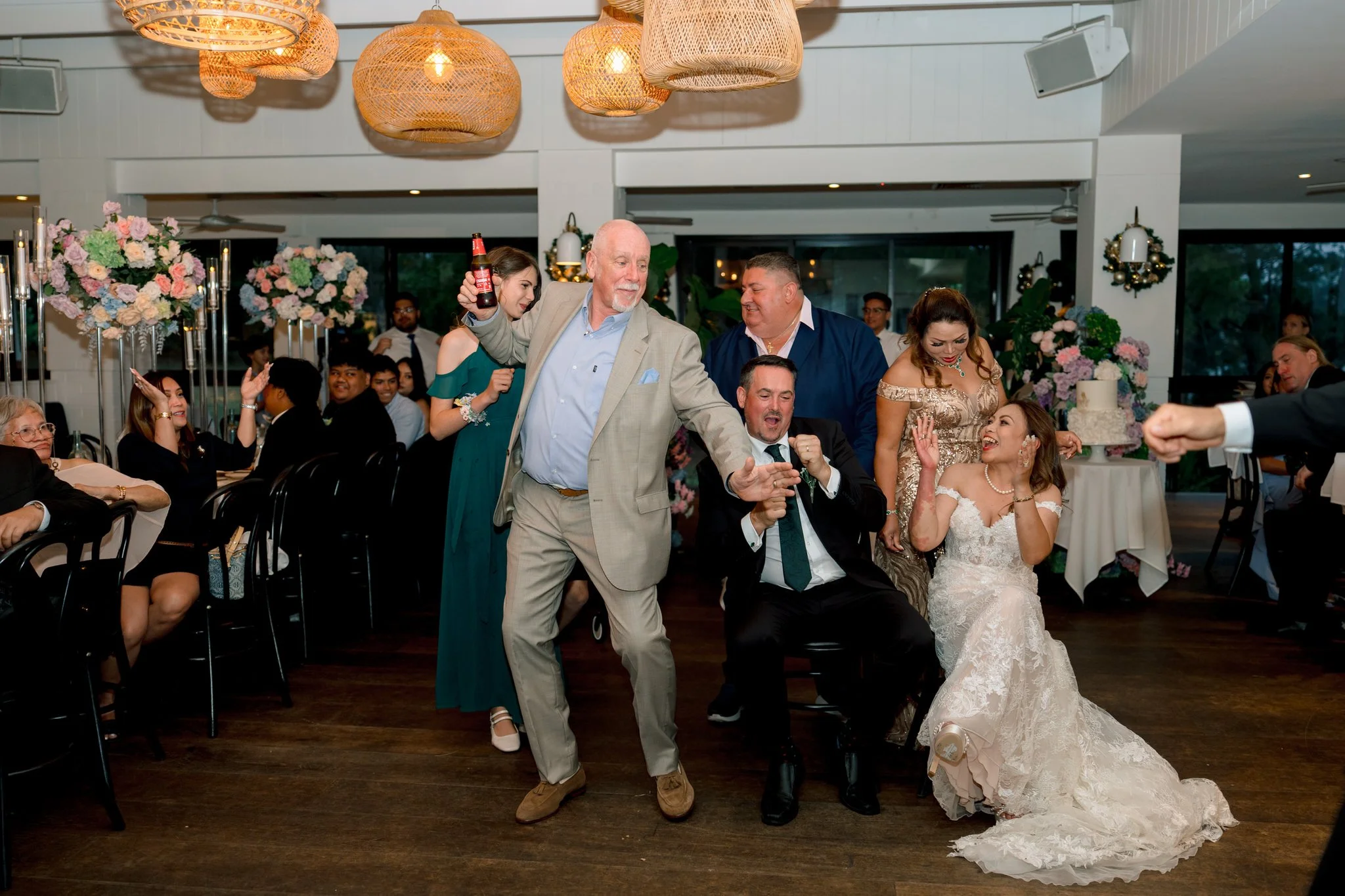 Wedding celebration at Angelo’s Cabarita