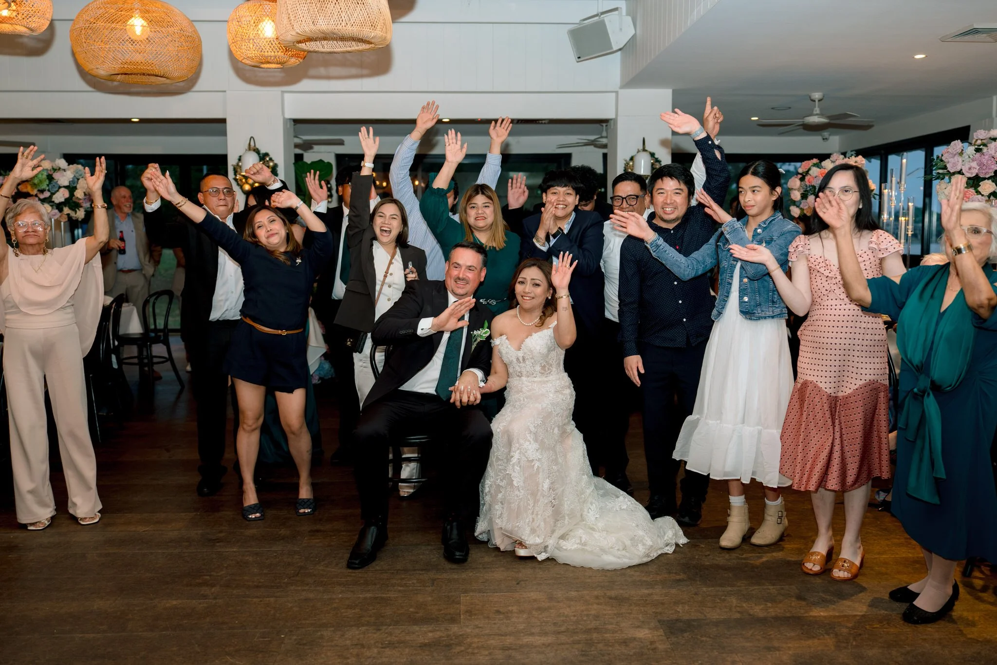 Fun wedding reception Angelo’s Cabarita