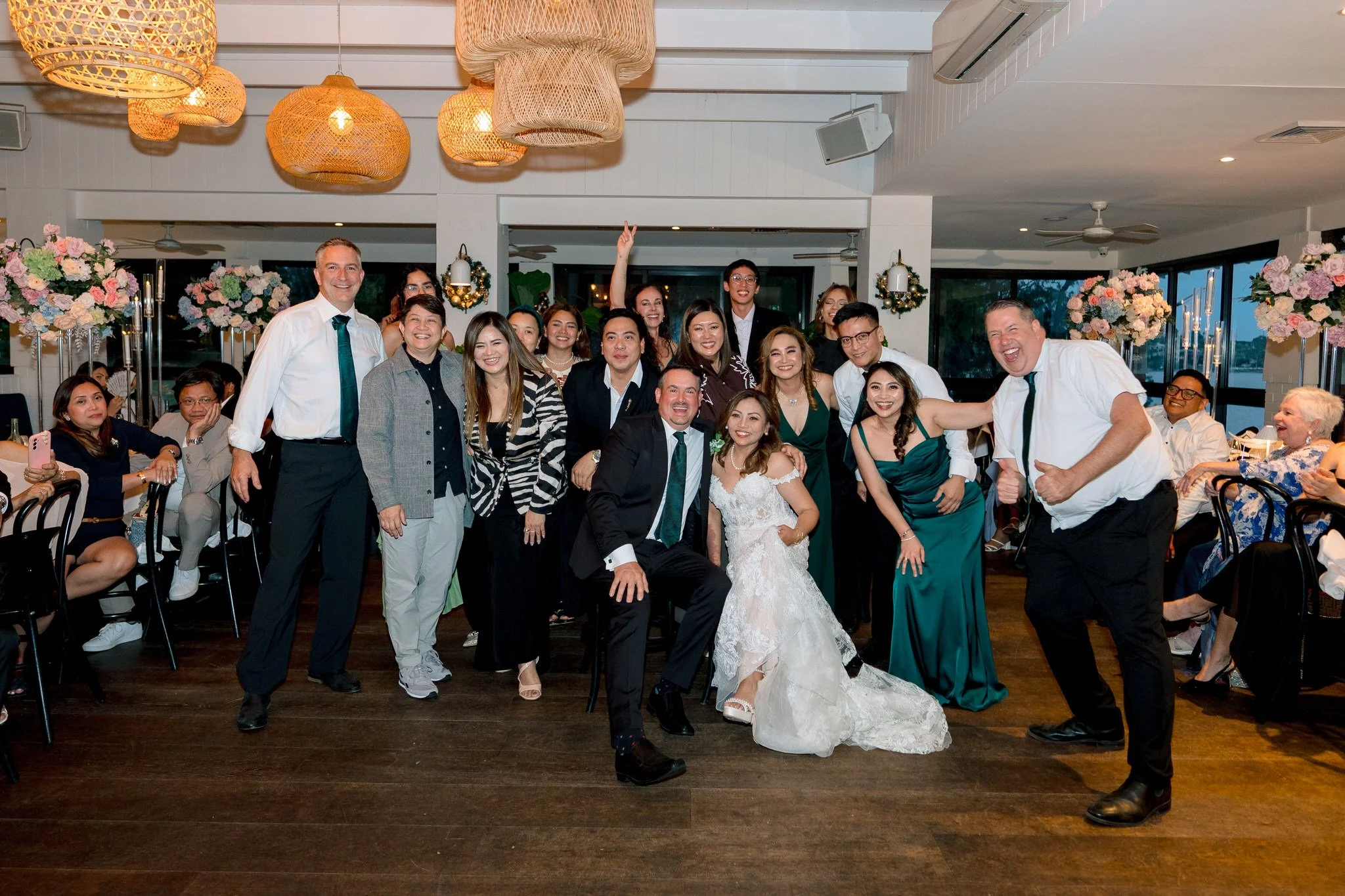 Bridal party celebration Angelo’s Cabarita