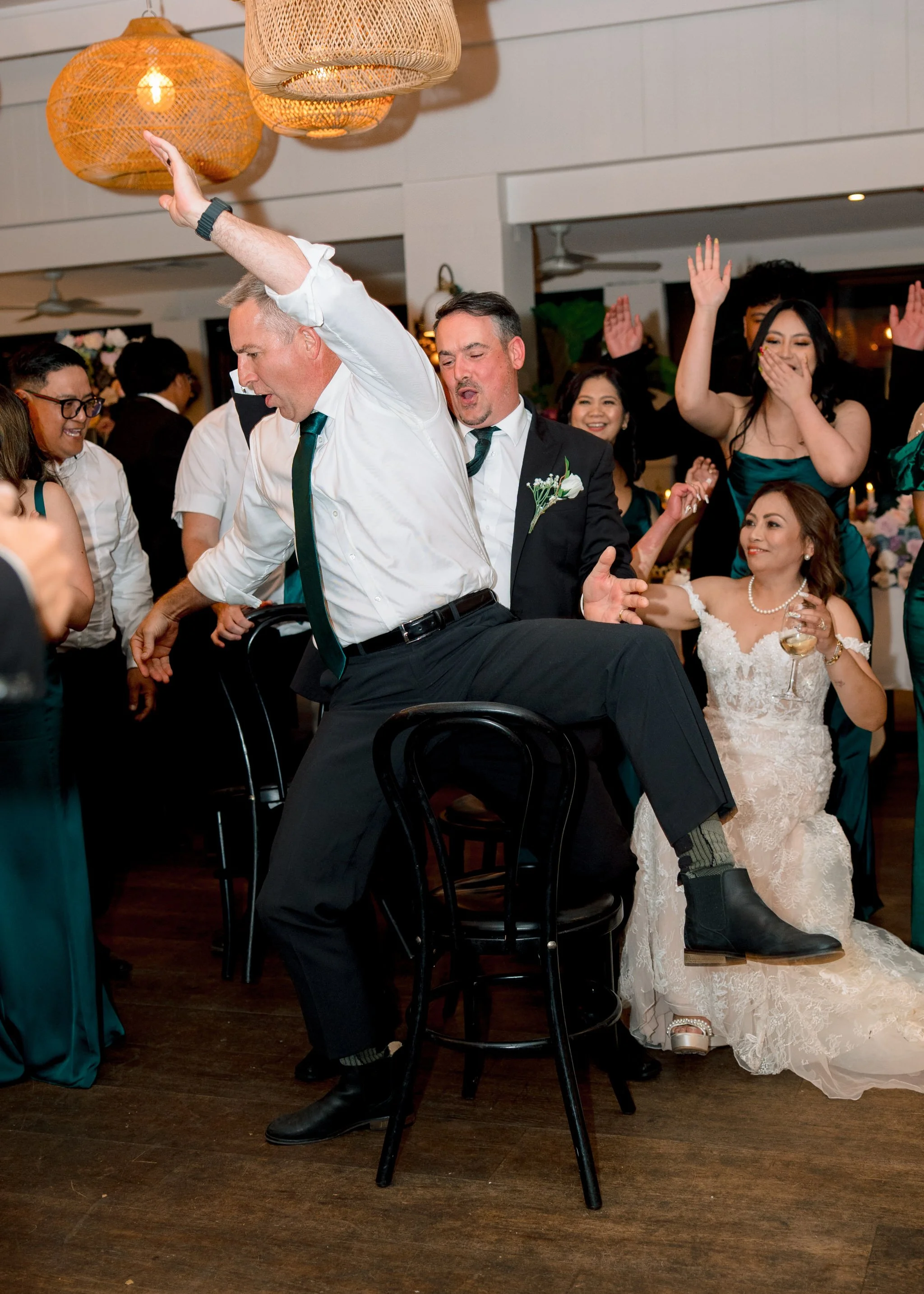 Reception games Angelo’s Cabarita wedding