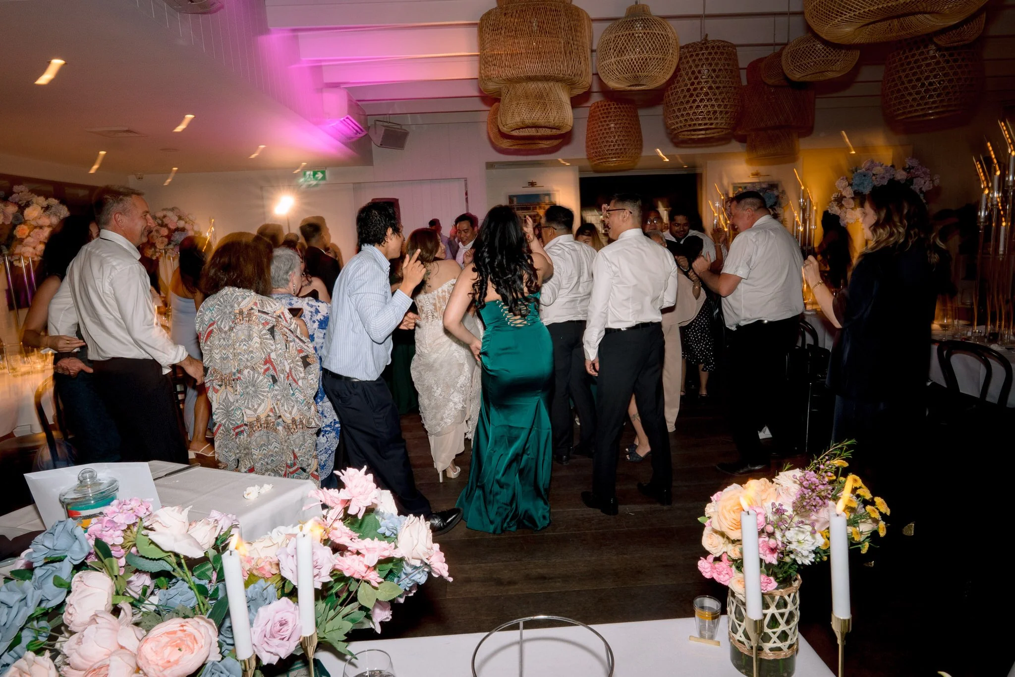 Angelo’s Cabarita wedding dance floor