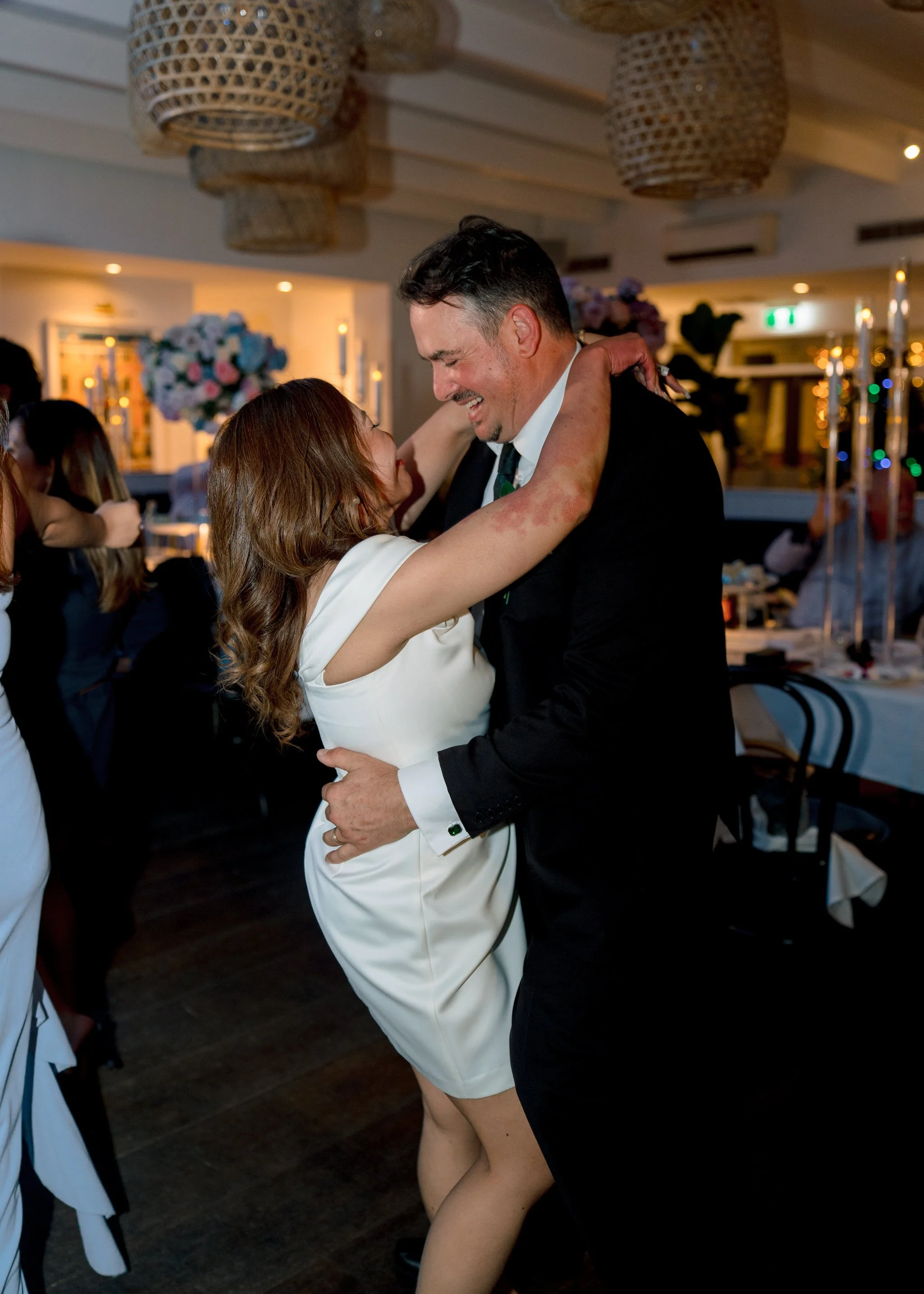 Bride and groom dance Angelo’s Cabarita