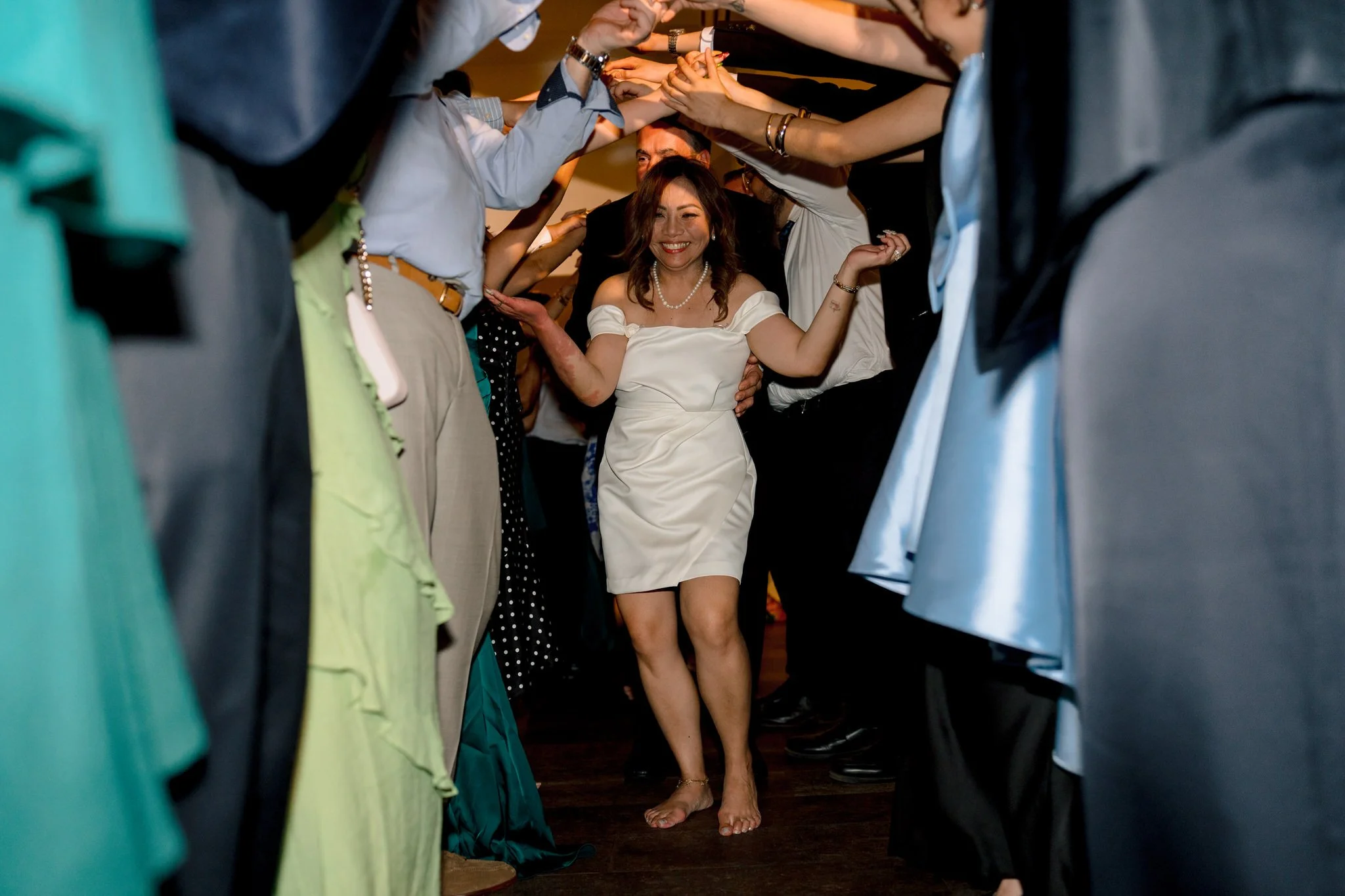 Angelo’s Cabarita wedding reception entrance