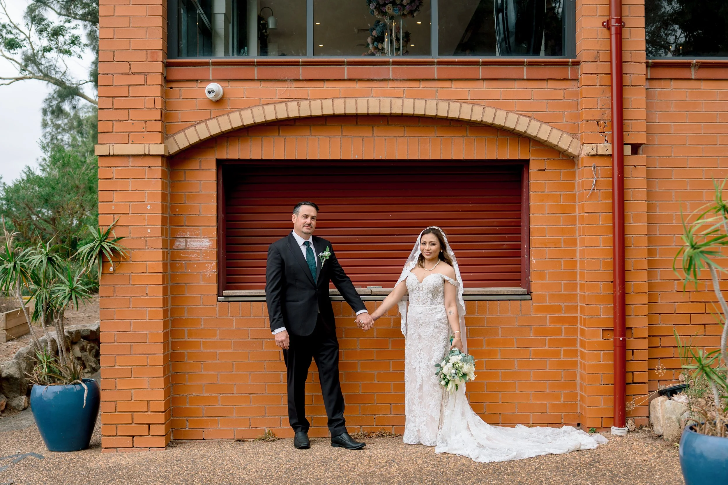 Angelo’s Cabarita waterfront wedding portrait