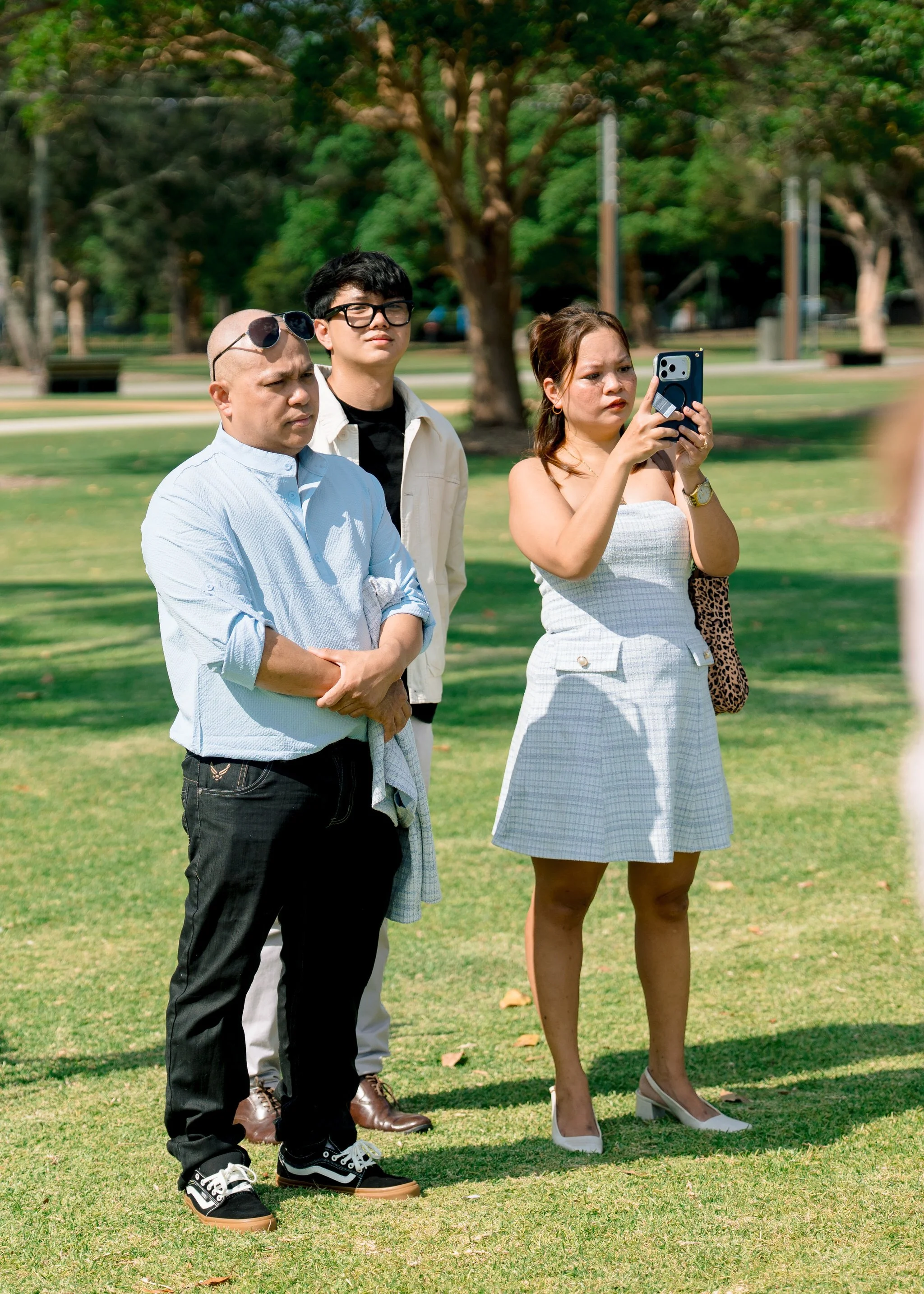 Speers Point Park Wedding Guests Standing