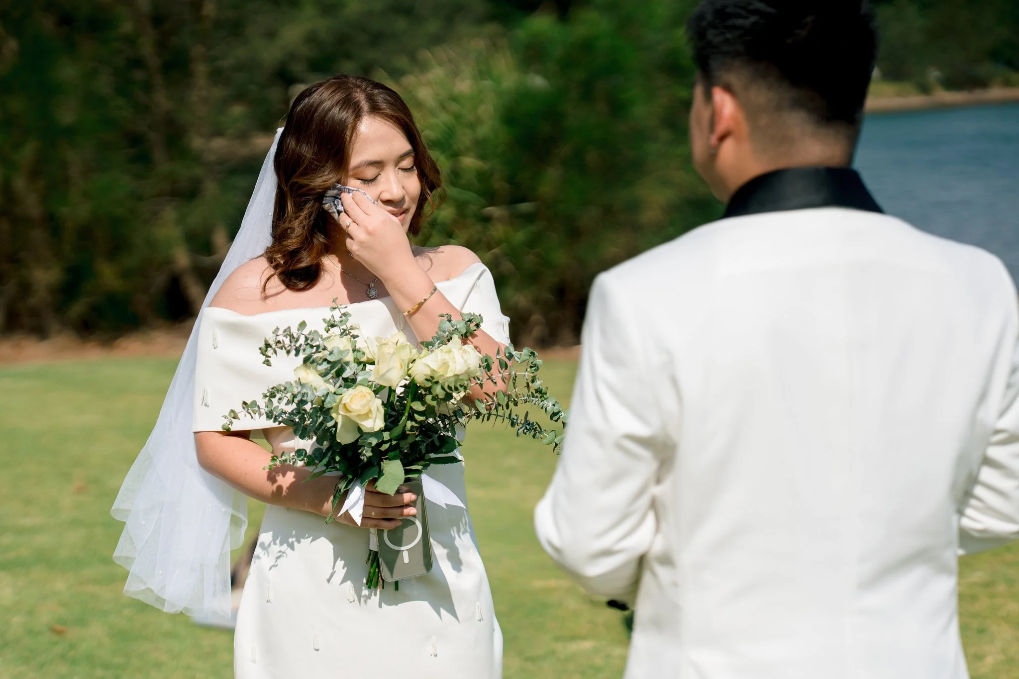 Speers Point Park Wedding Emotional Vows