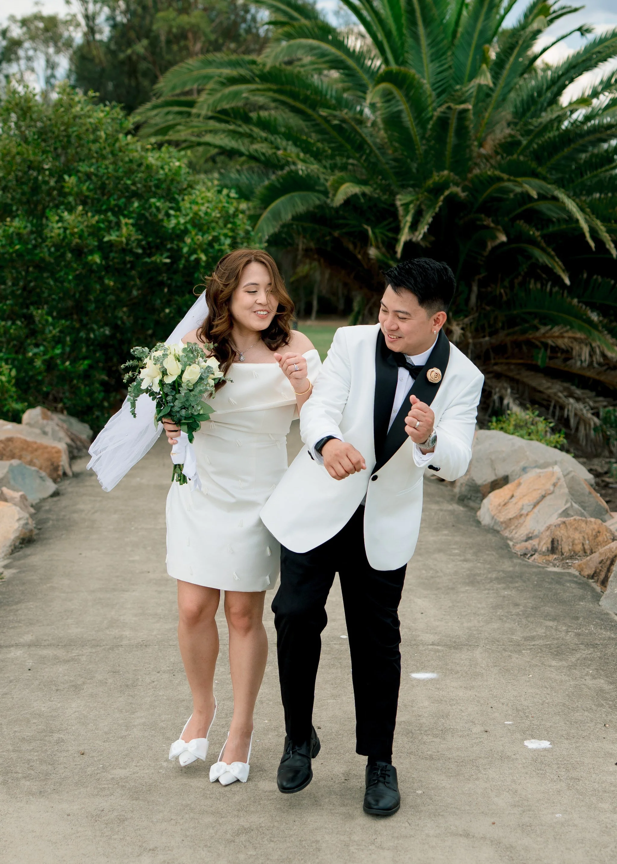 Speers Point Park Wedding Candid Moment