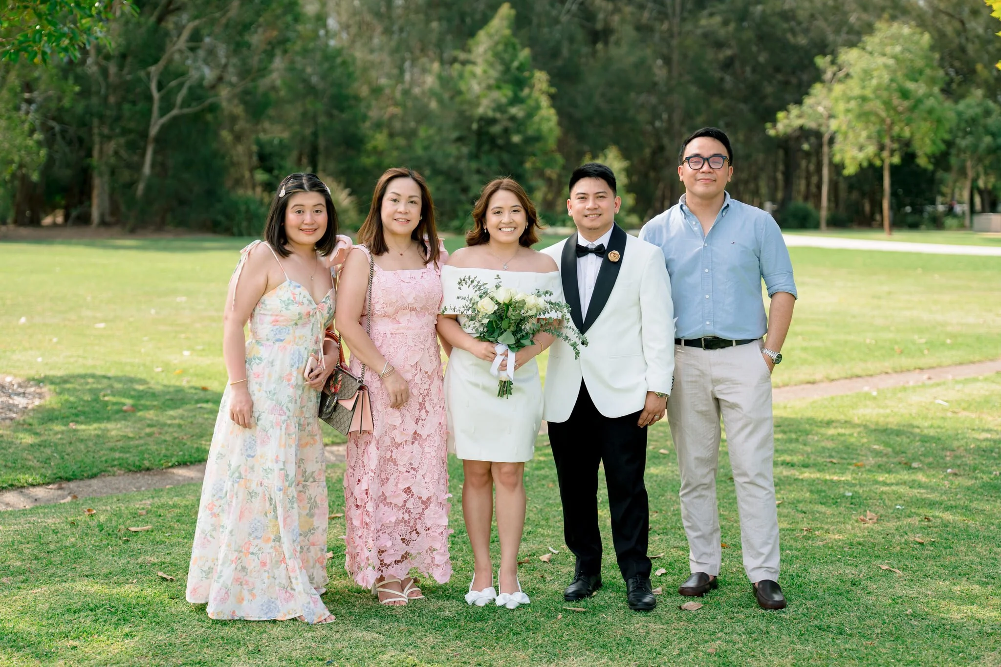 Speers Point Park Wedding Family Portrait
