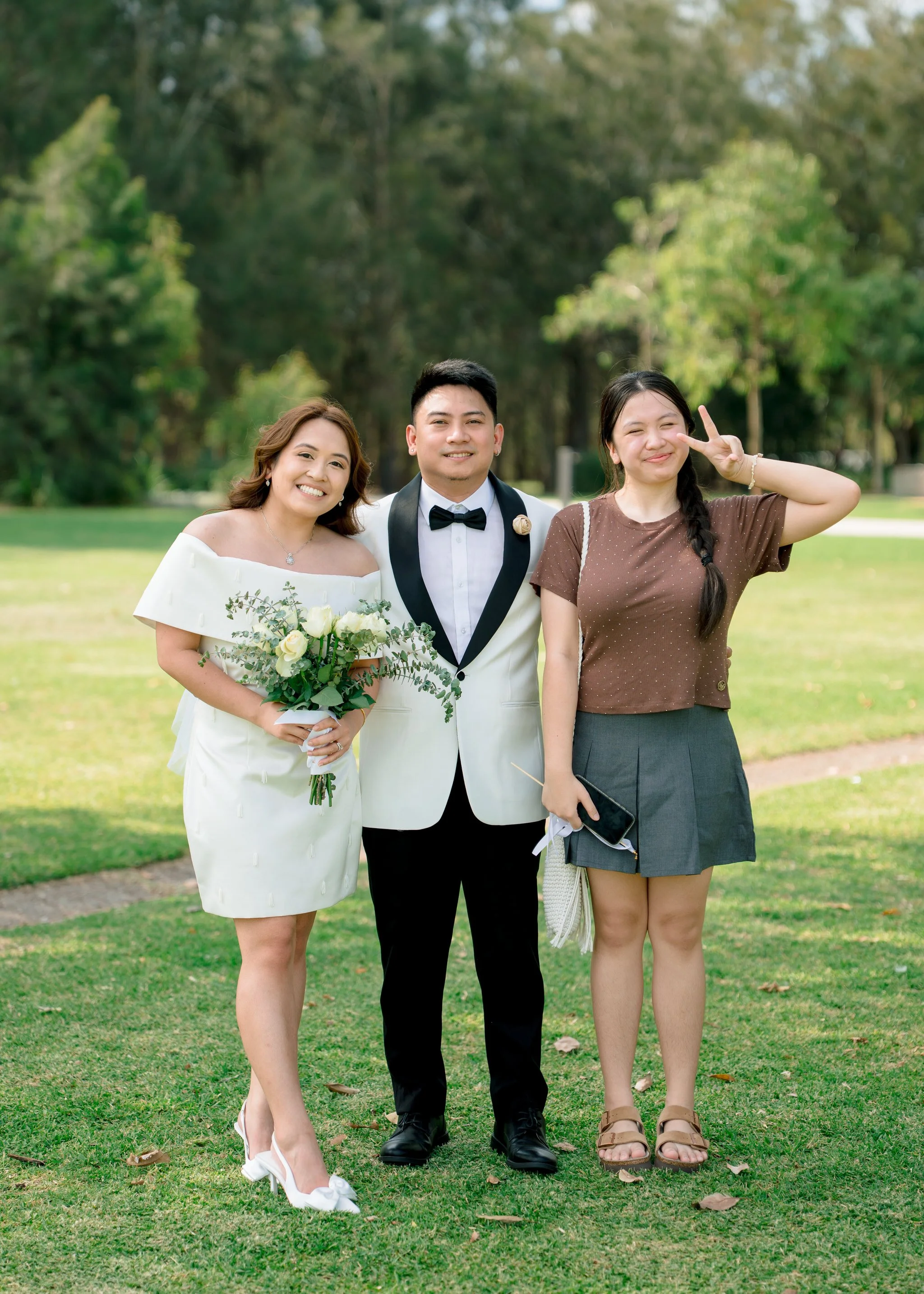 Speers Point Park Wedding Family Moment