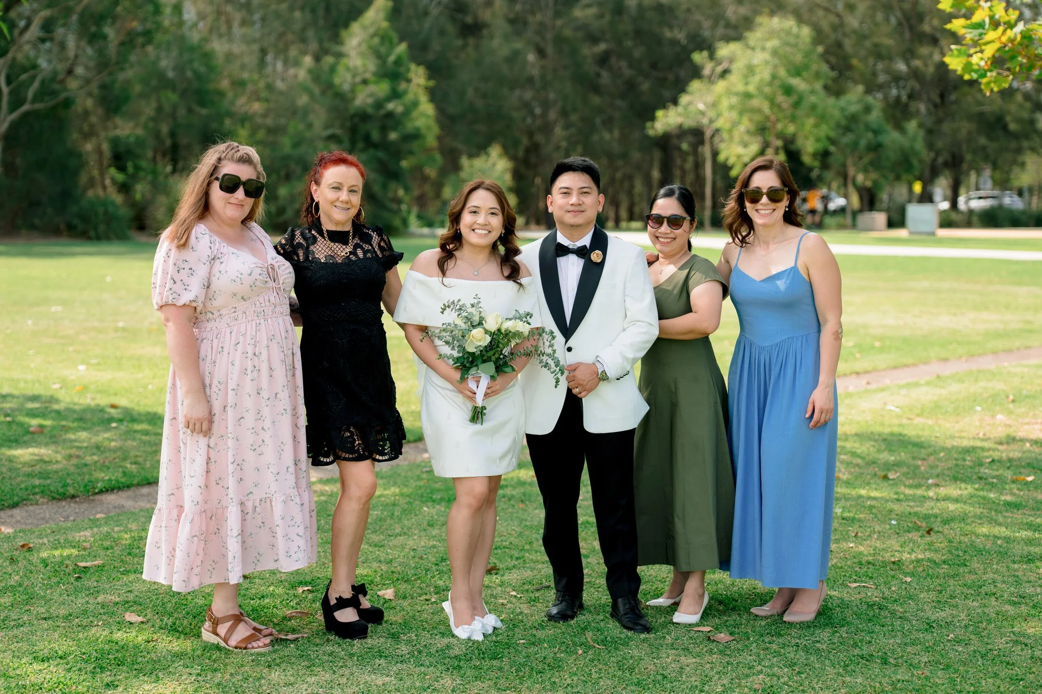 Speers Point Park Wedding Friends Portrait