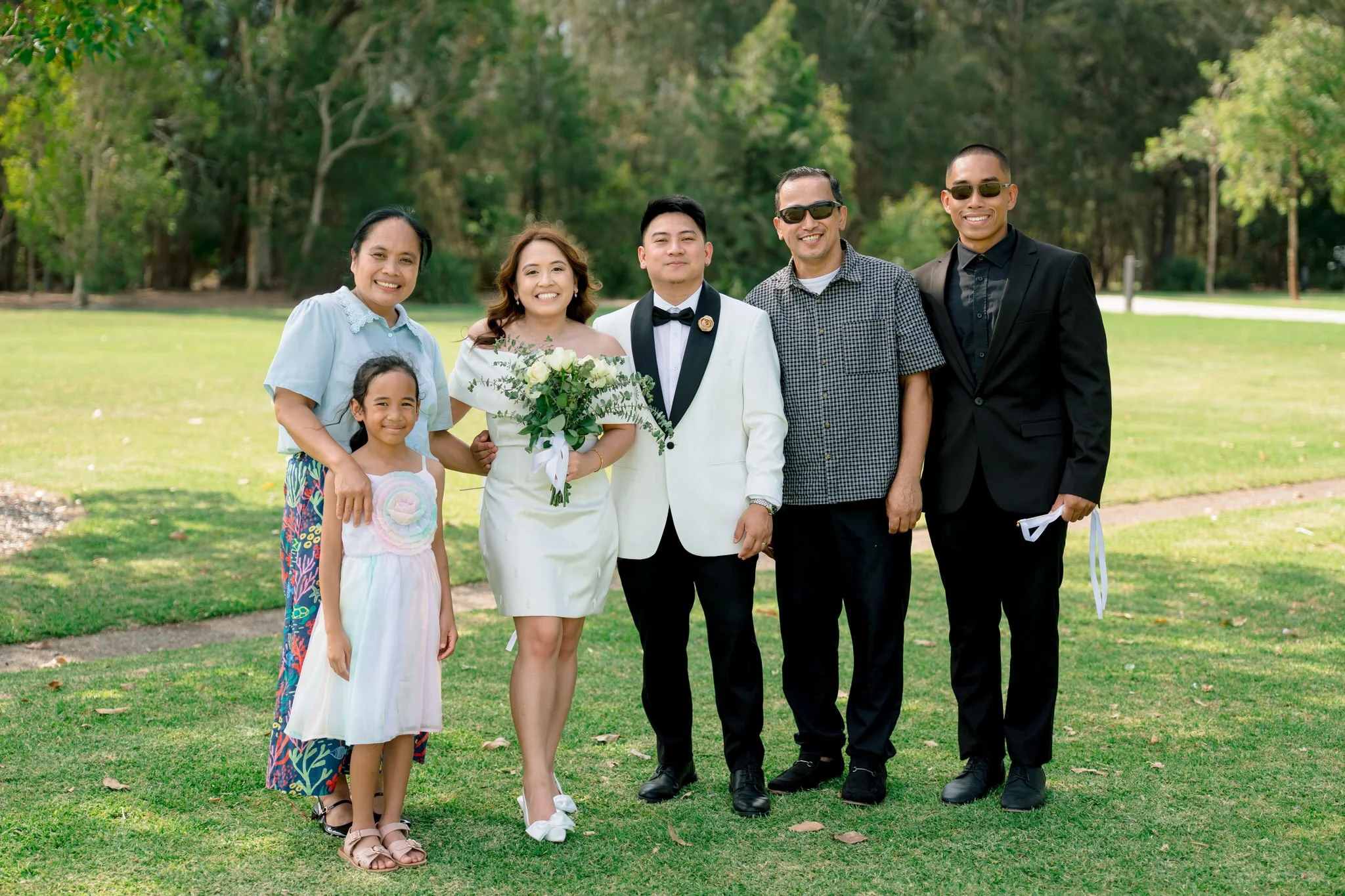 Speers Point Park Wedding Extended Family