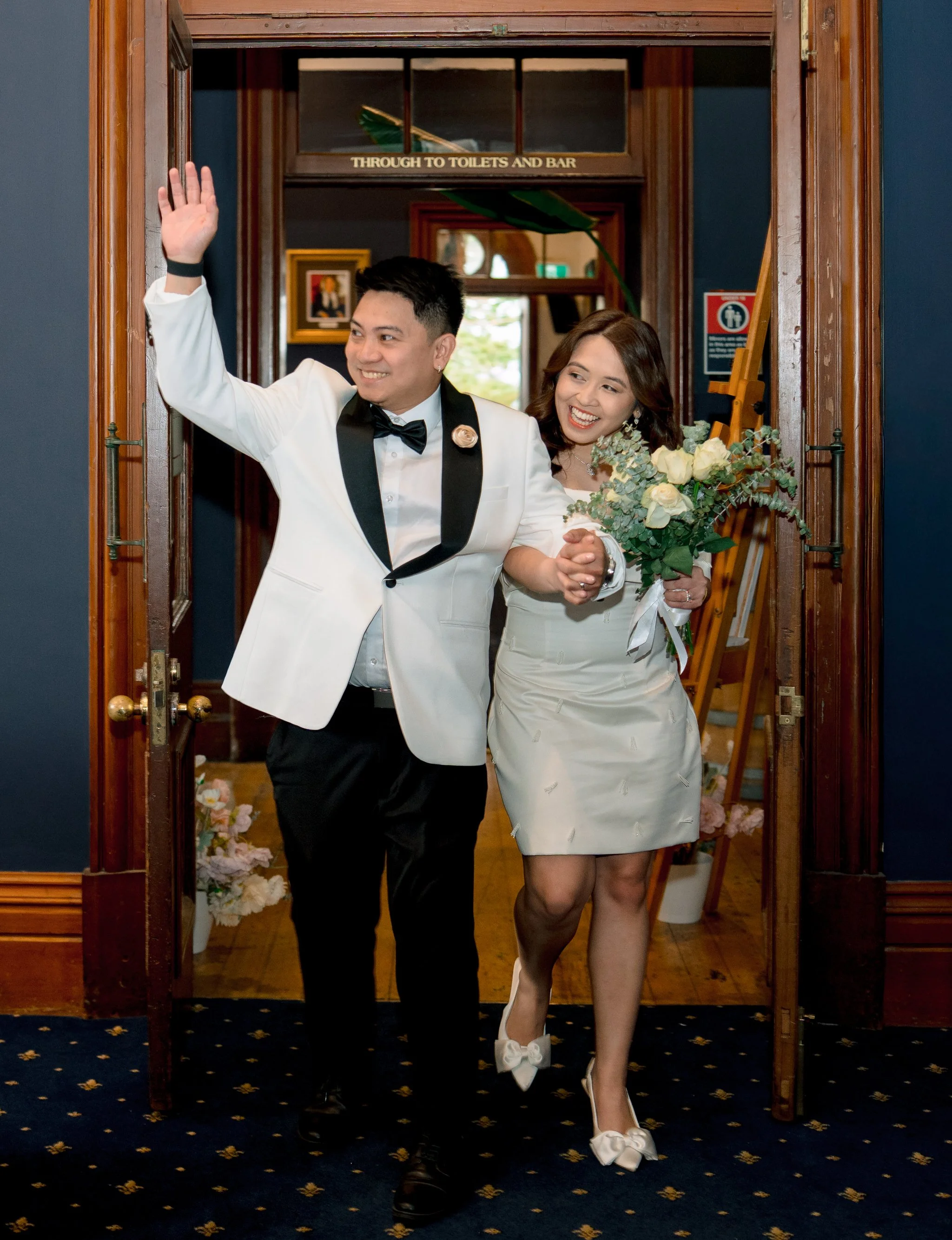 Customs House Hotel Wedding Reception Entrance