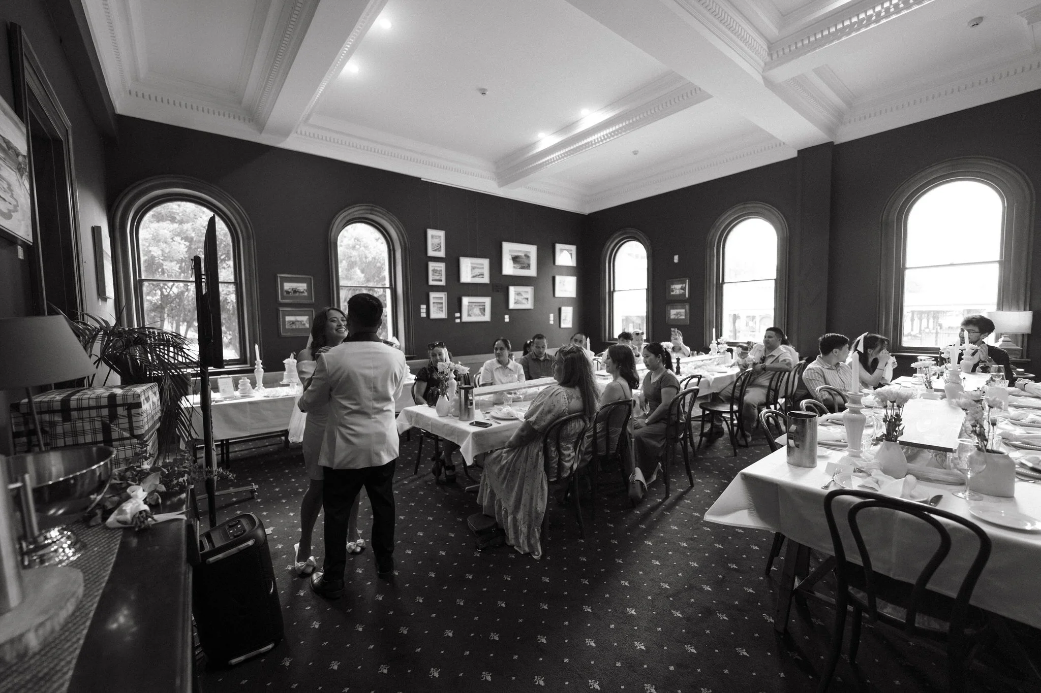 Customs House Hotel wedding reception first dance