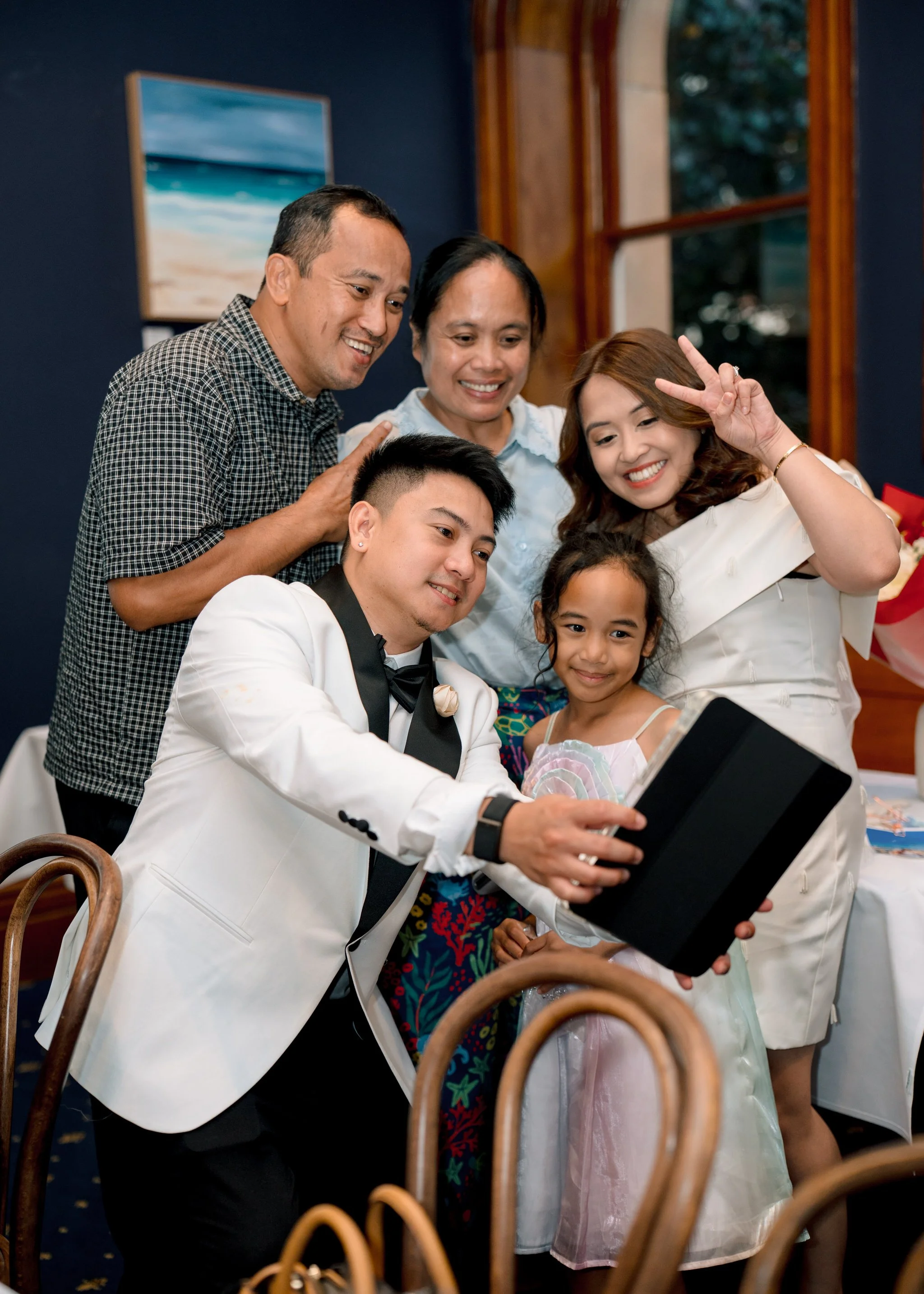 Customs House Hotel wedding family moment