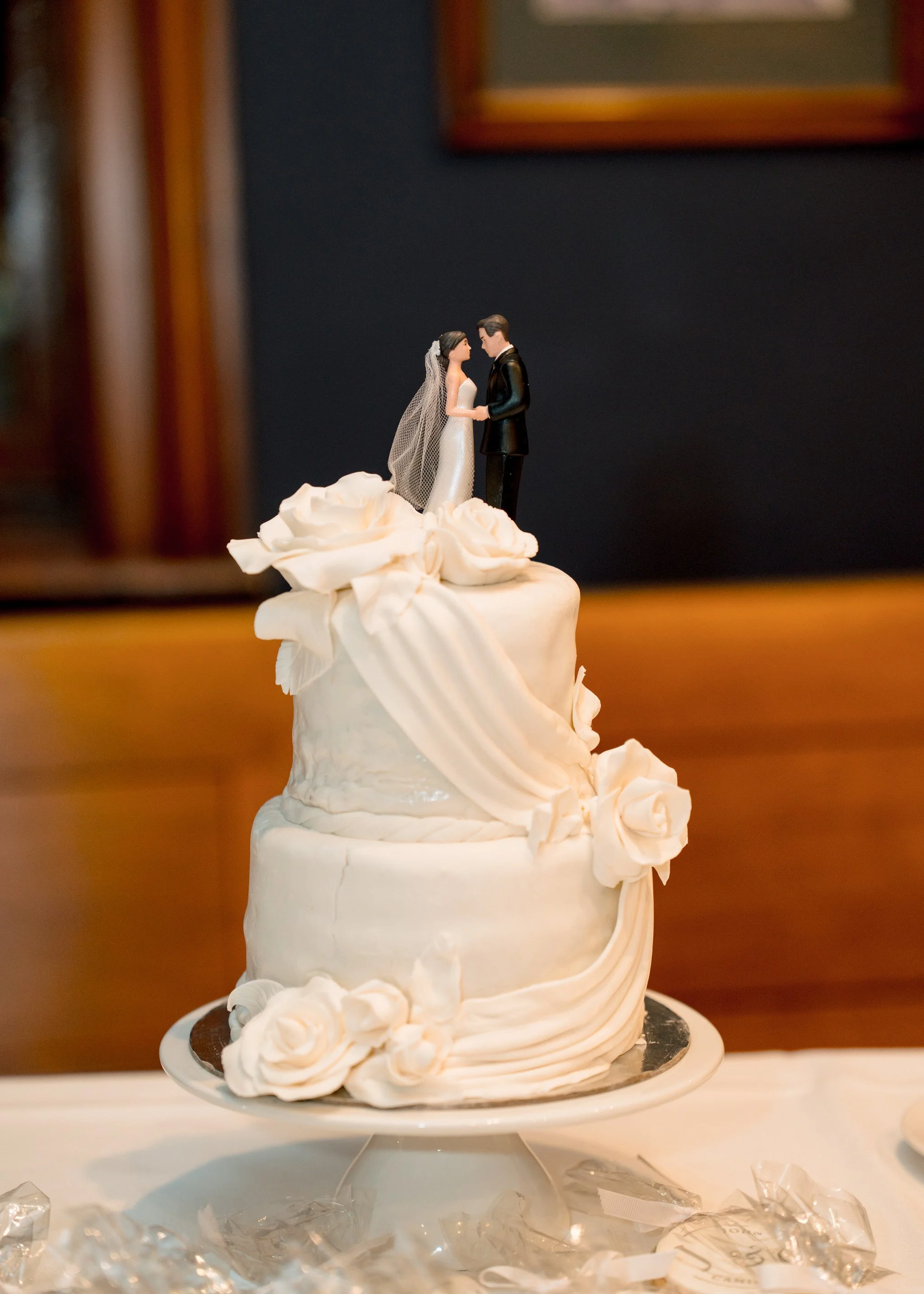 Customs House Hotel wedding cake detail