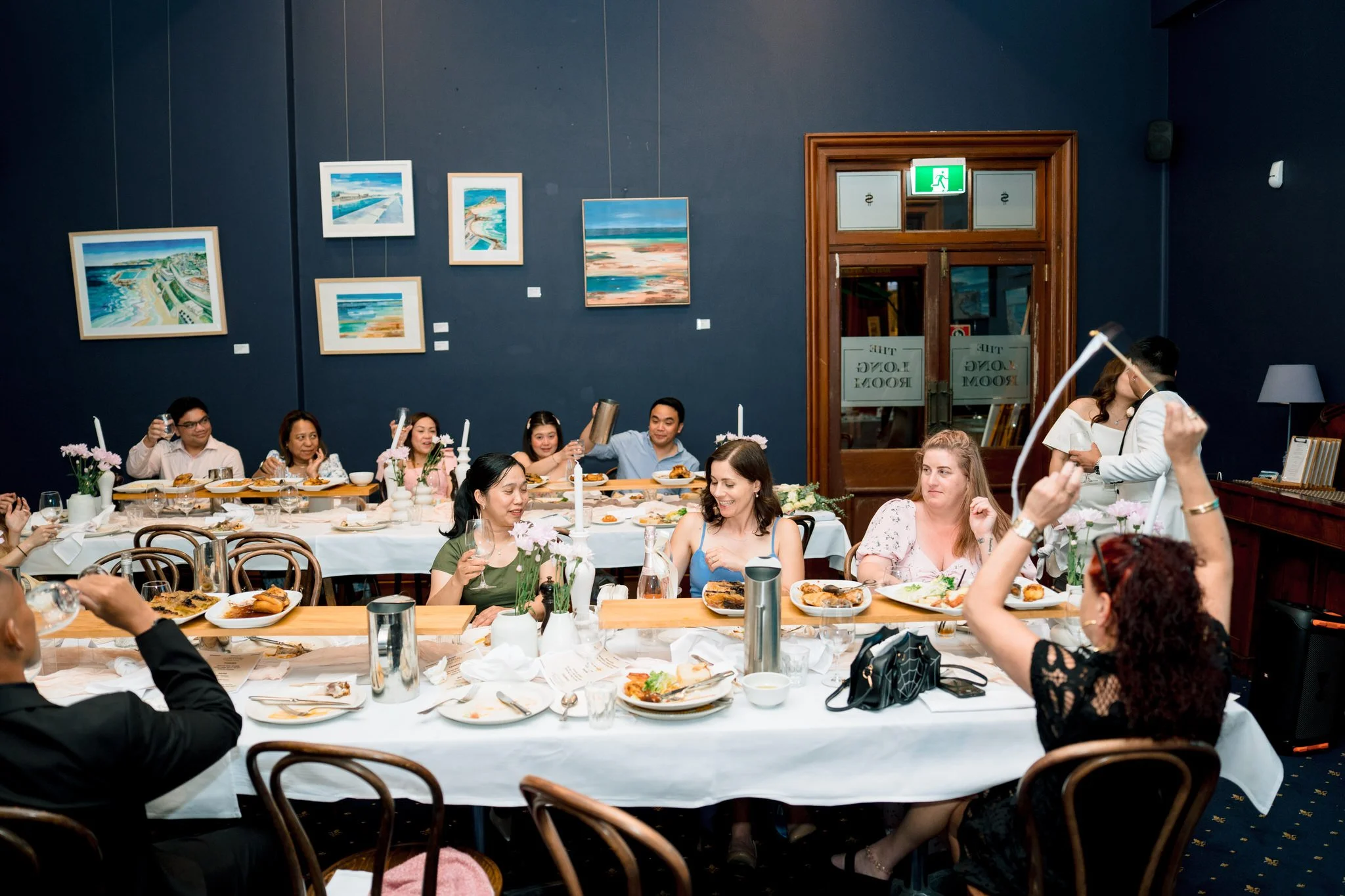 Customs House Hotel wedding reception dinner