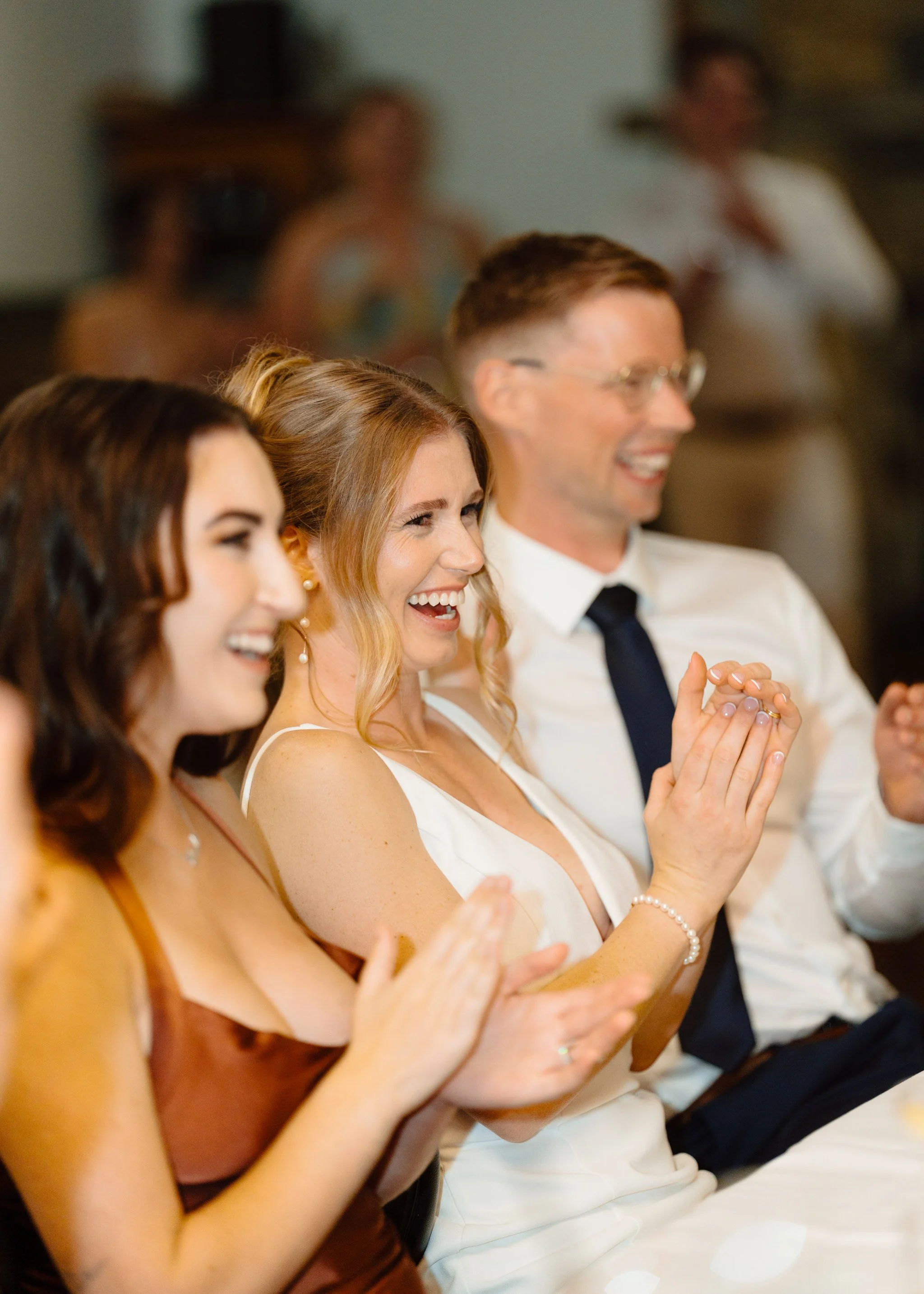 Couple Applause Hunter Valley Reception