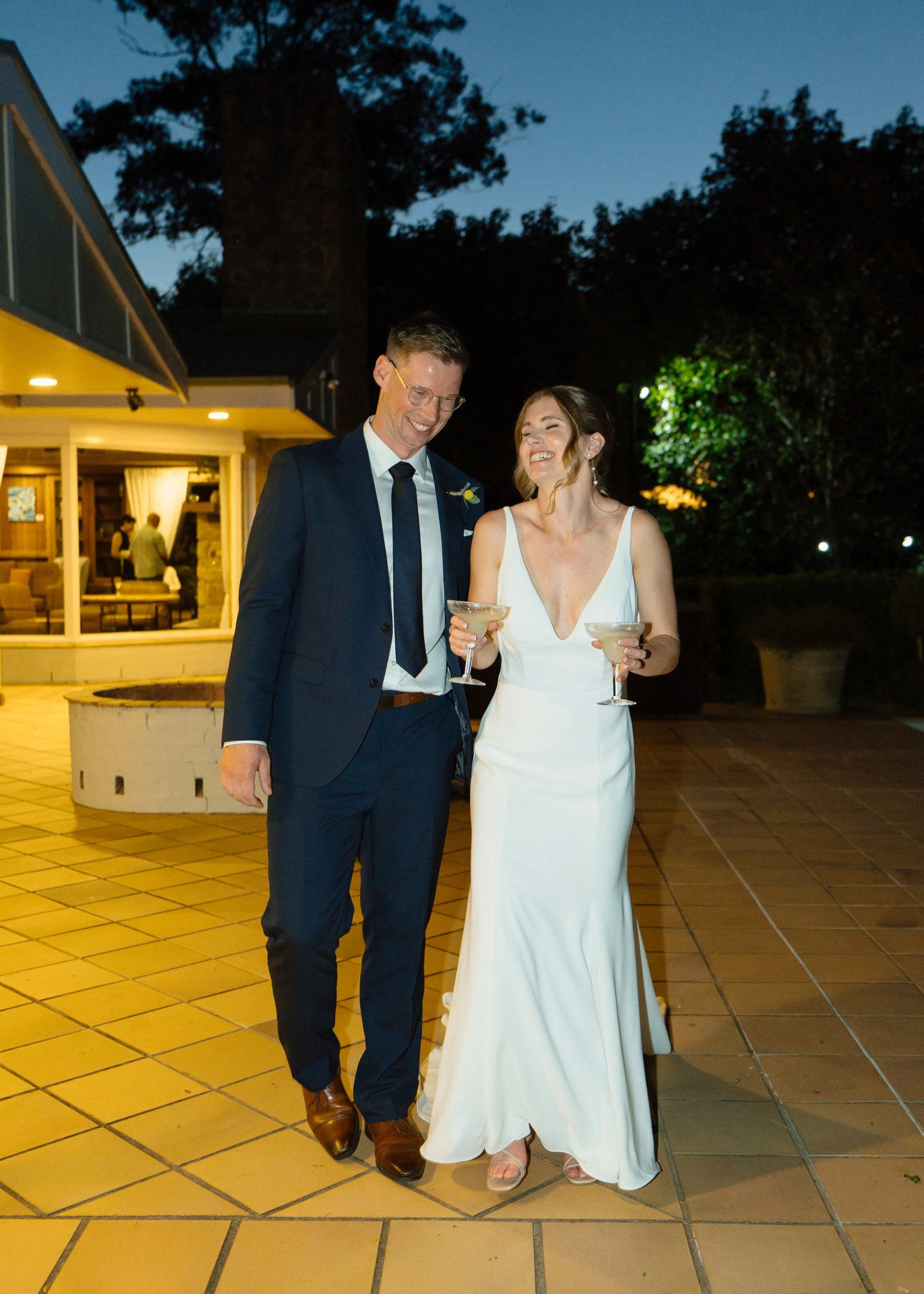 Reception Walk Couple Hunter Valley Wedding