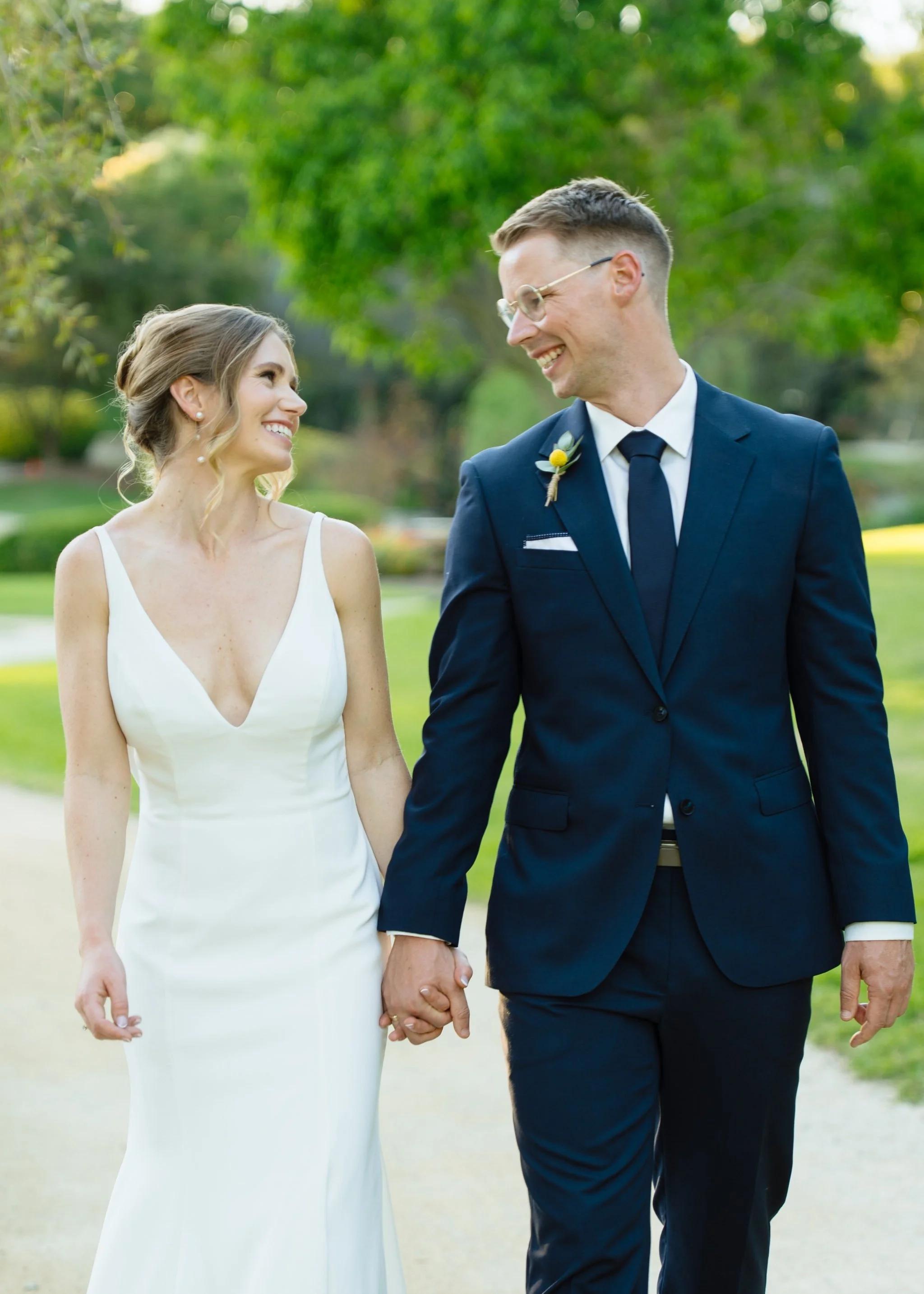 Couple Walking Portrait Hunter Valley Gardens